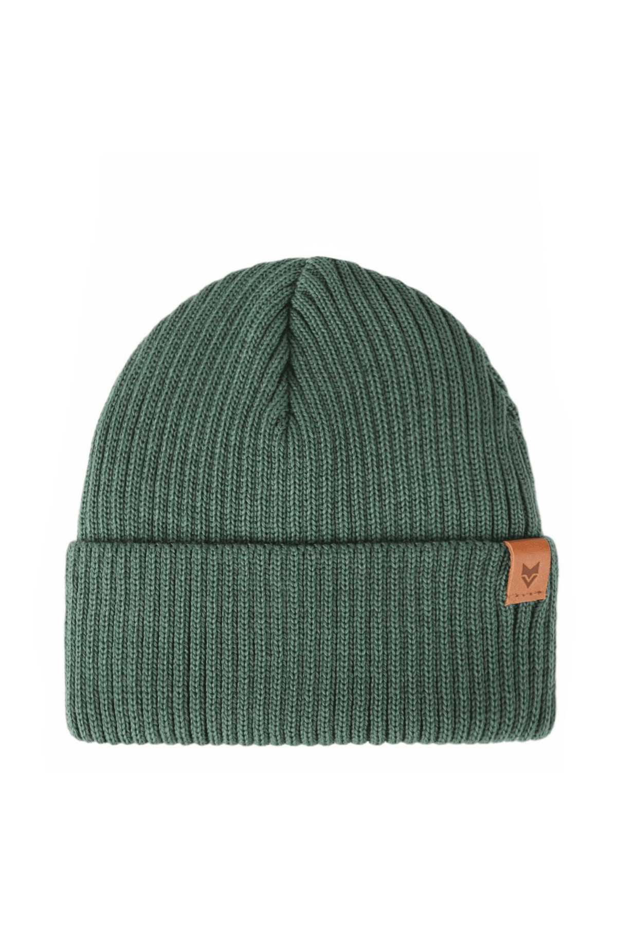 Korpi Rib Beanie, Small, Pine Green