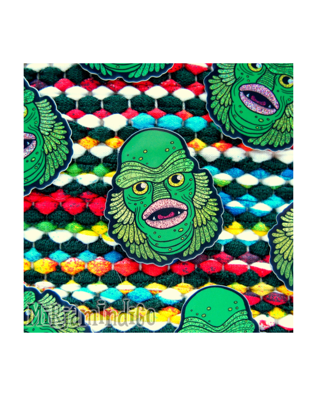 Creature from the Indigo Lagoon Small vinyylitarra