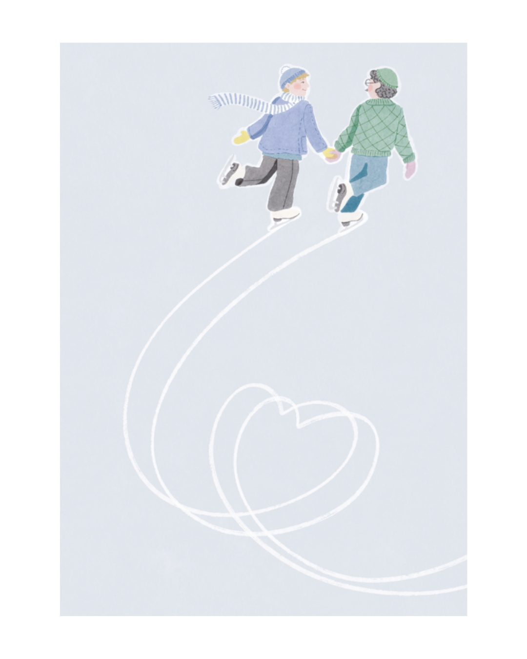 Tapanin Luistelu Postikortti