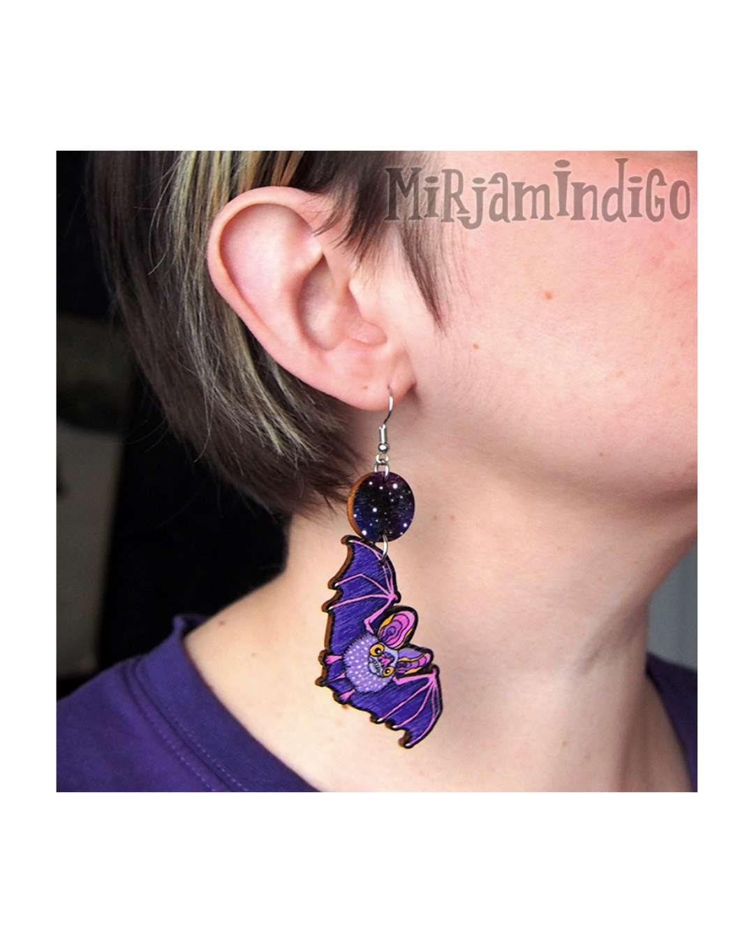 Chillin’ Chiroptera Violet Mini Korvakorut