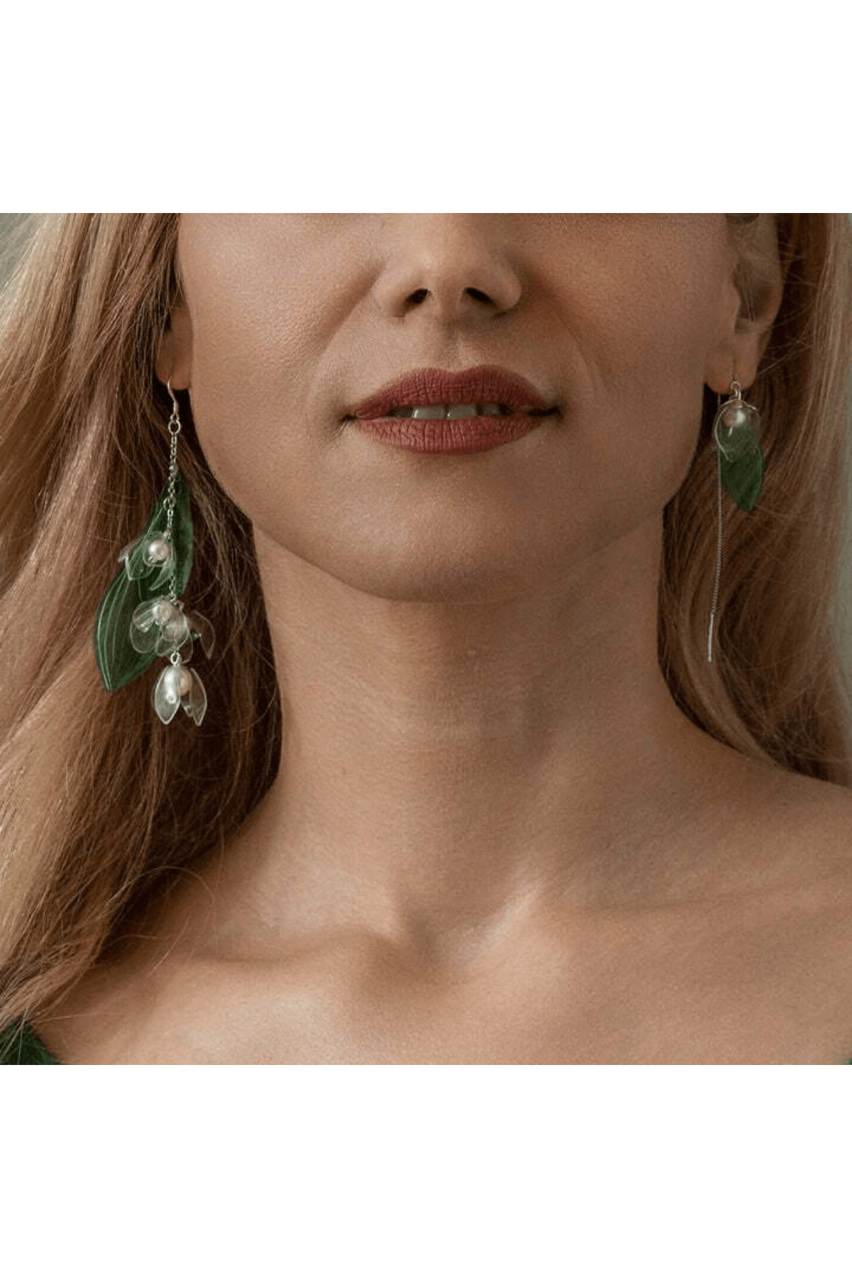 Lily Of The Valley, Mismatched Earrings