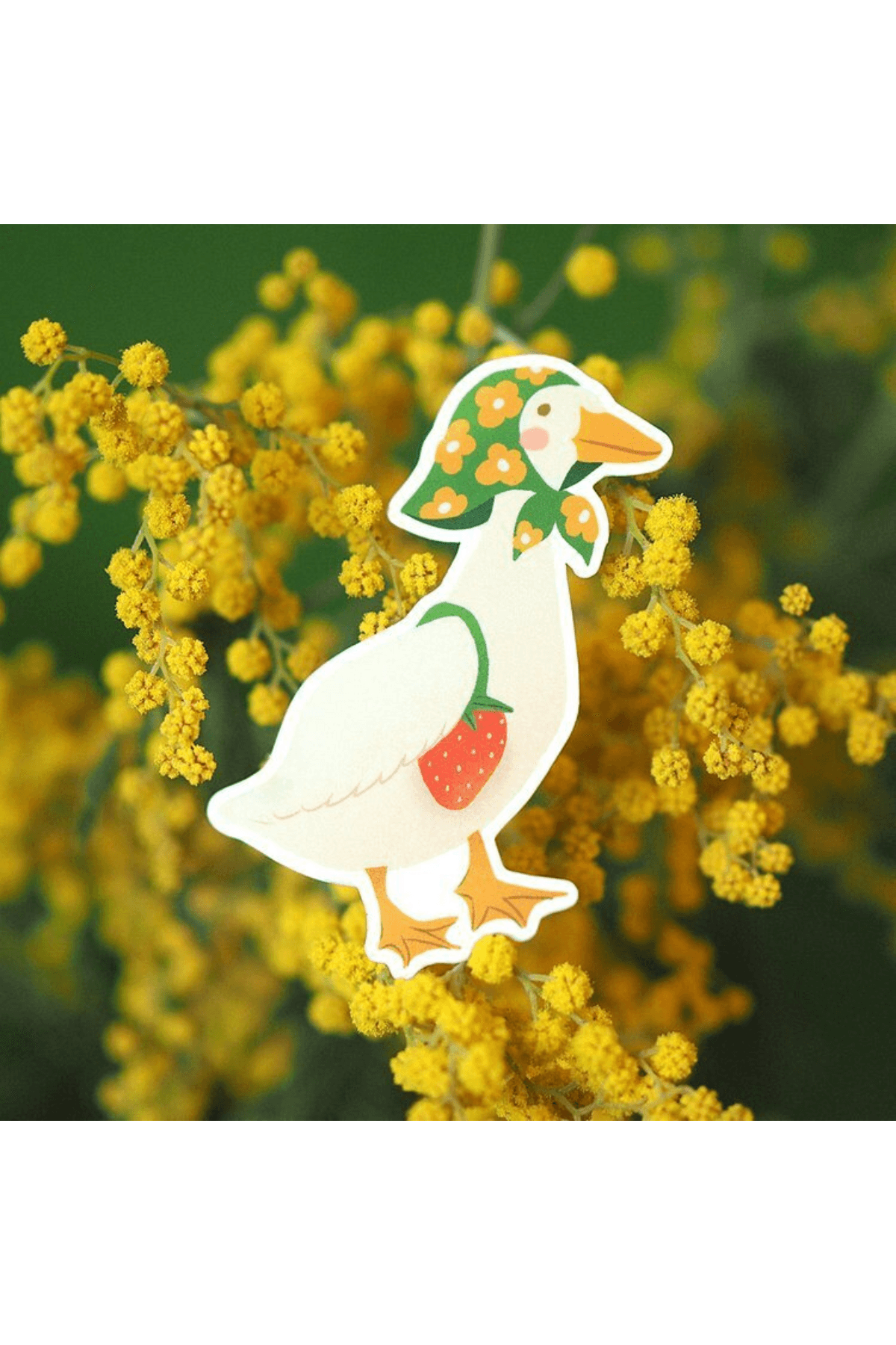 Goofy Goose Sticker