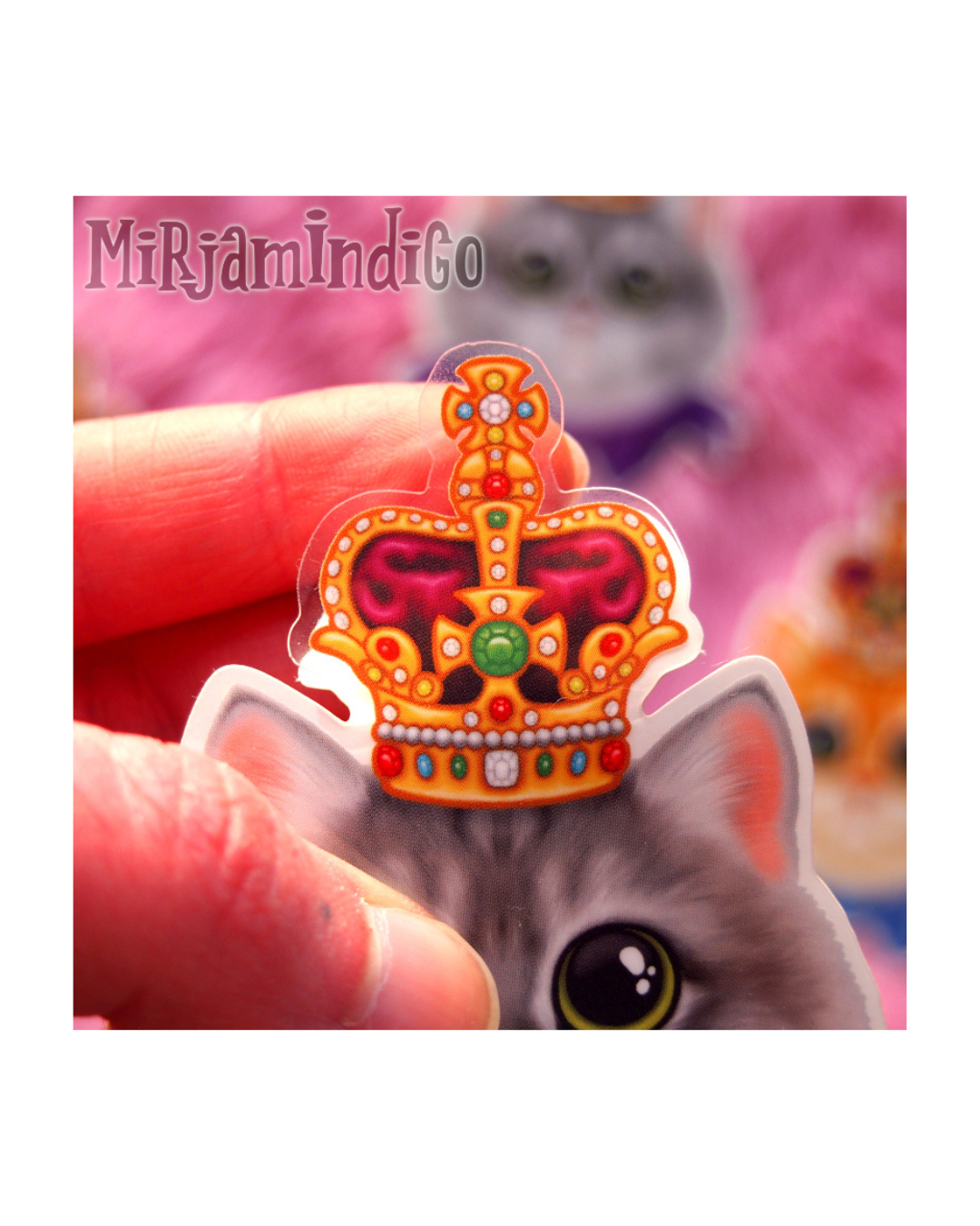 Kitten Royale Orange vinyylitarra
