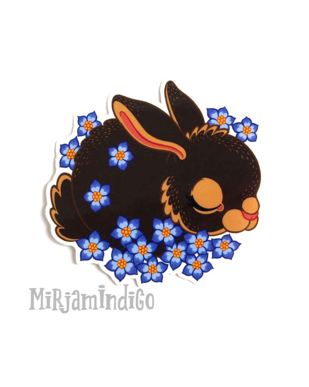 Flower Bunny Brown vinyylitarra