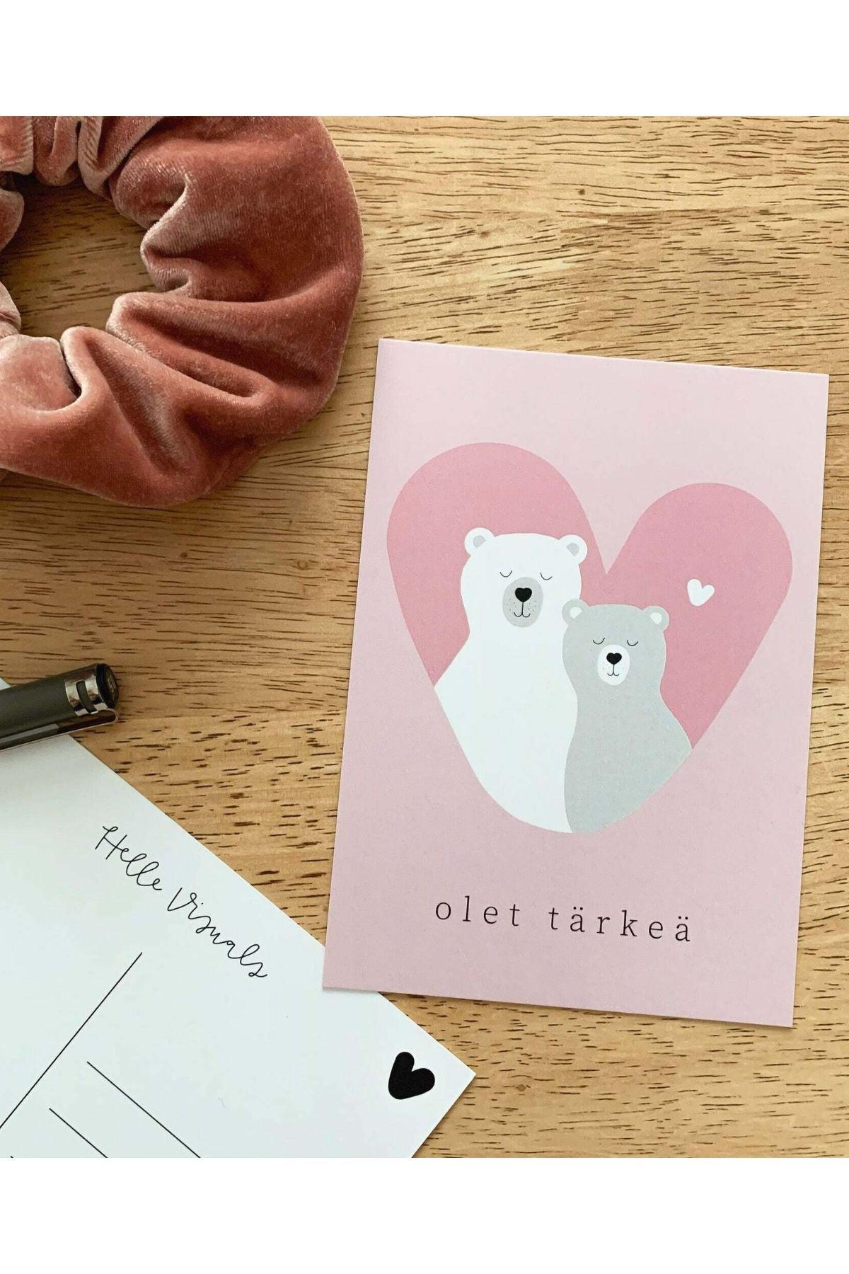 Olet tärkeä - postikortti