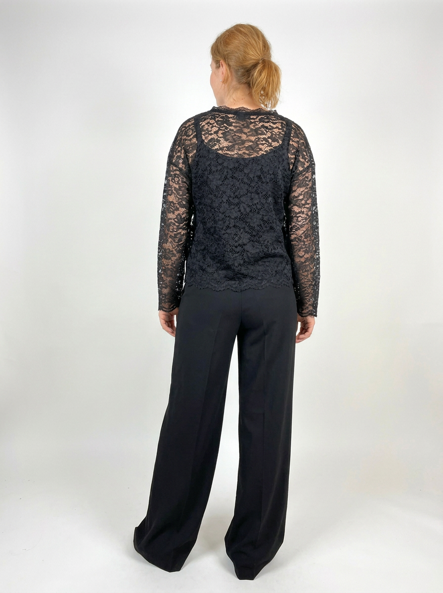Relaxed Lace Long Sleeve - Forever Friend