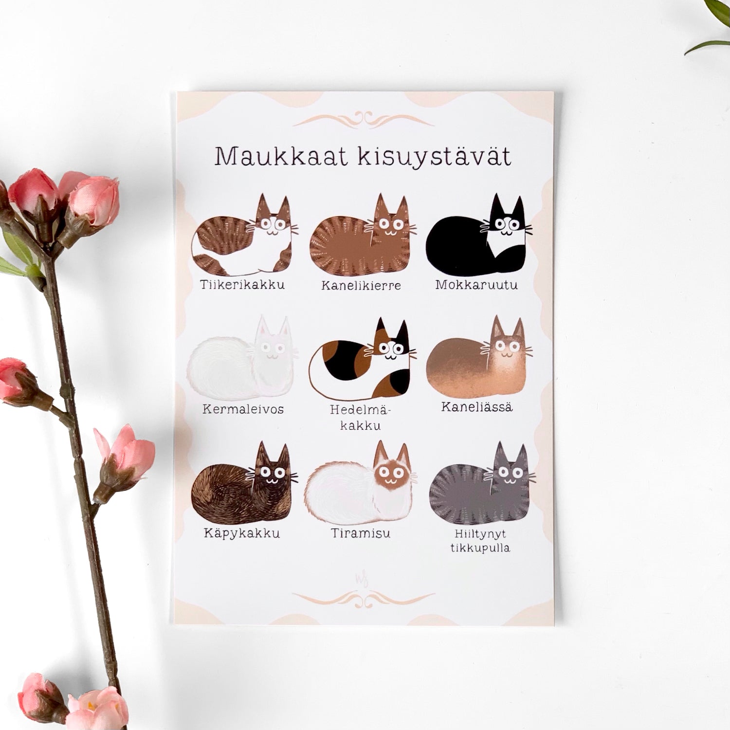 Maukkaat Kisuystävät Postikortti