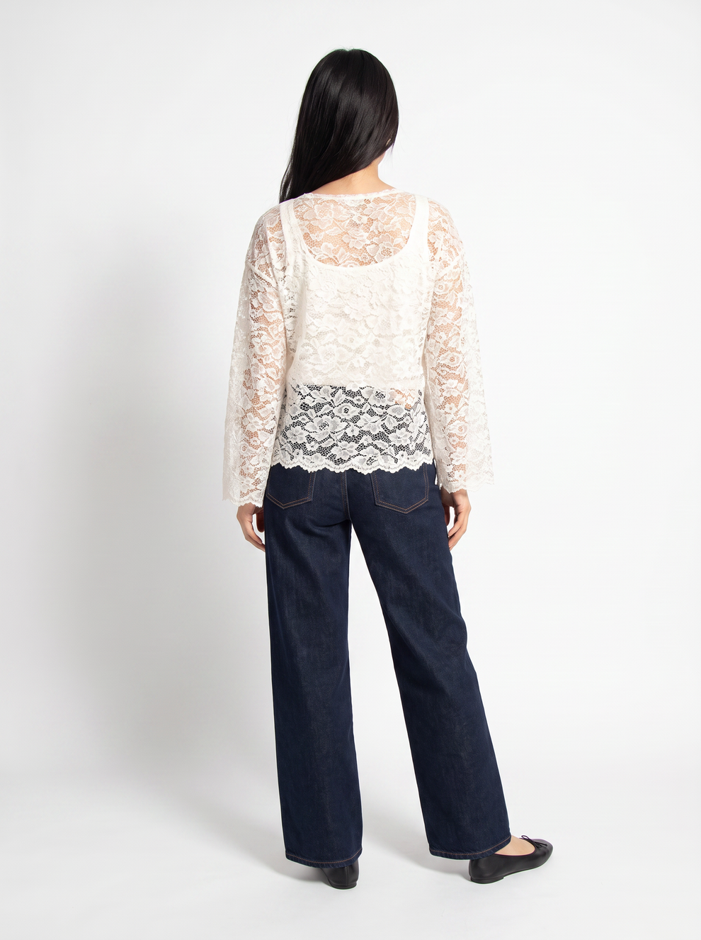 Relaxed Lace Long Sleeve - Soft Hug