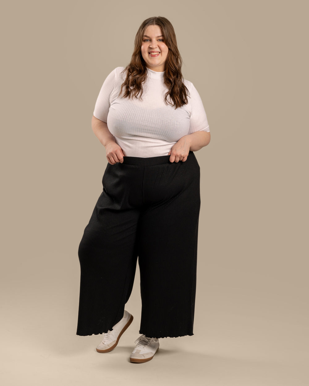 Ribbi T-paita, valkoinen