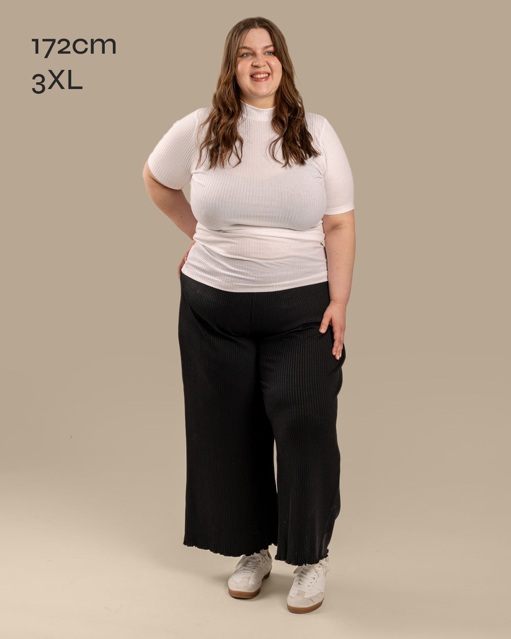 Ribbi T-paita, valkoinen