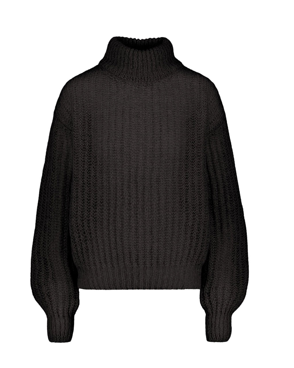Robin Mohair Knit, Musta