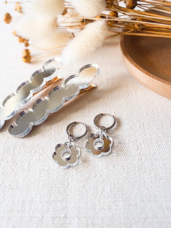 Malla -korvakorut / Peiliakryyli