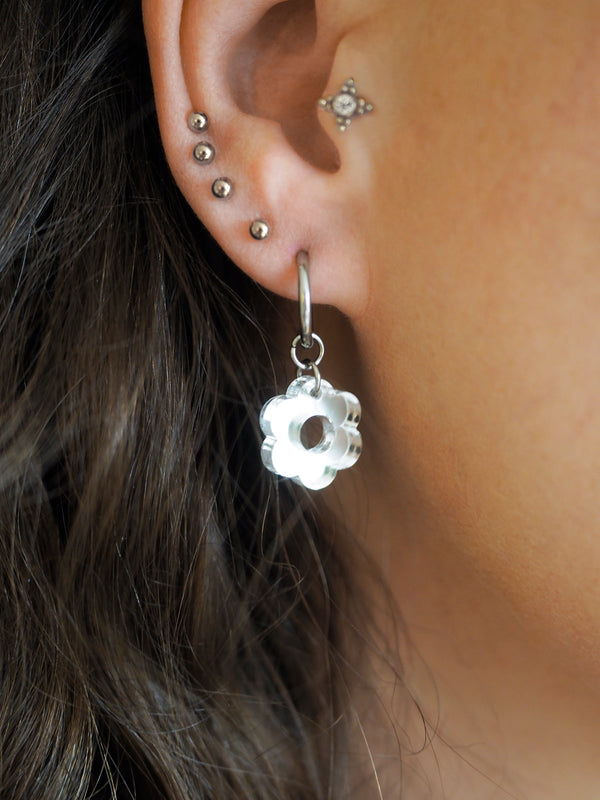 Malla -korvakorut / Peiliakryyli