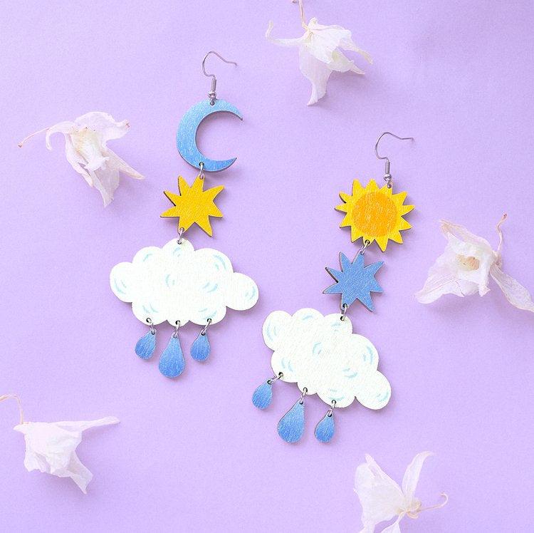 Sun & Moon Earrings