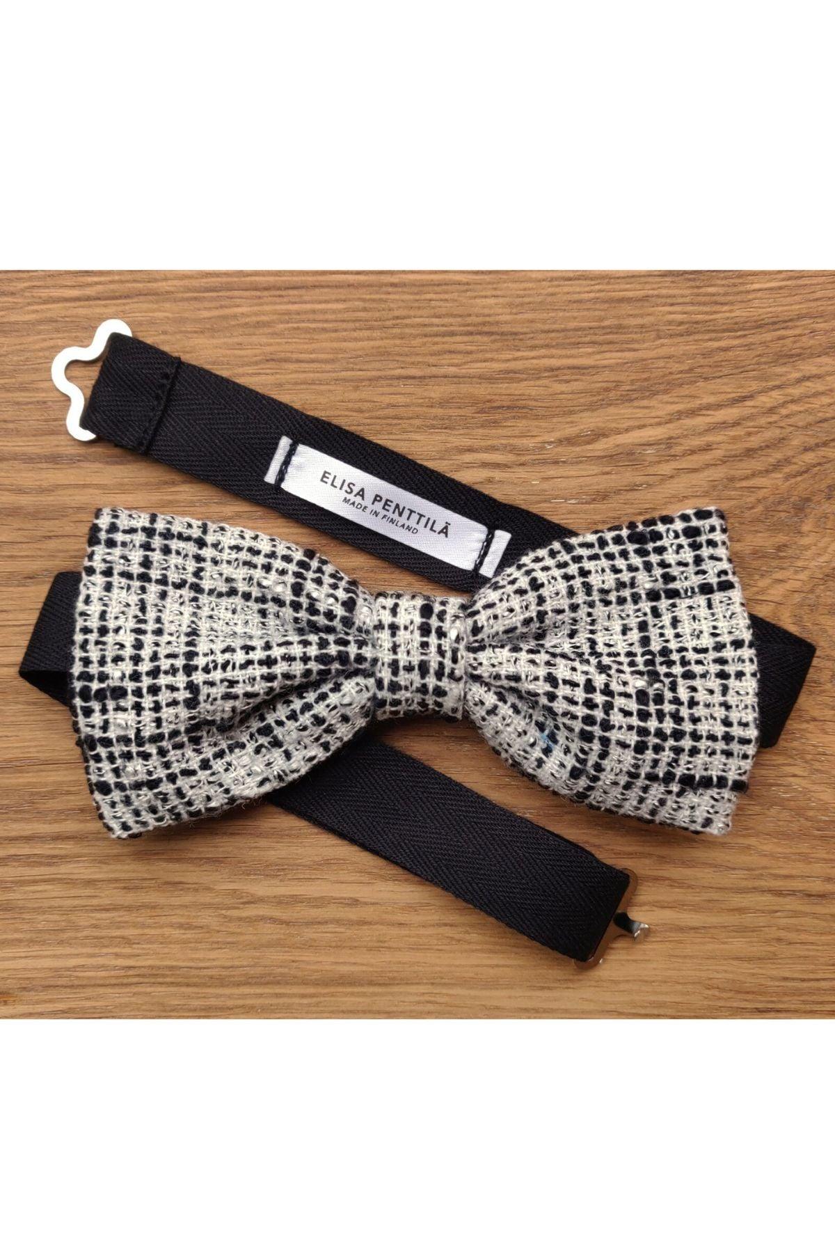 Winter day Bow tie, White