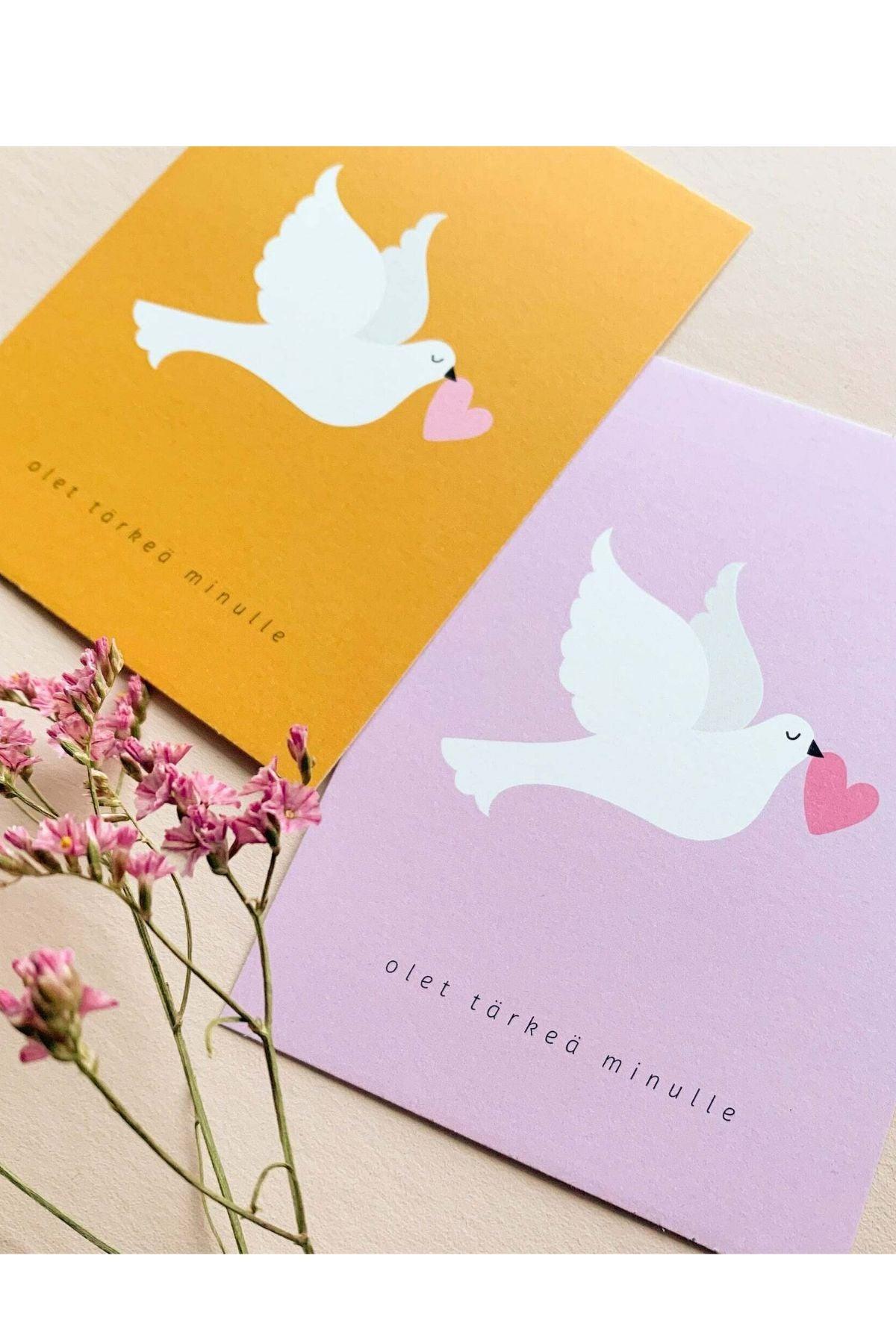 Ystävä-kyyhky - postikortti