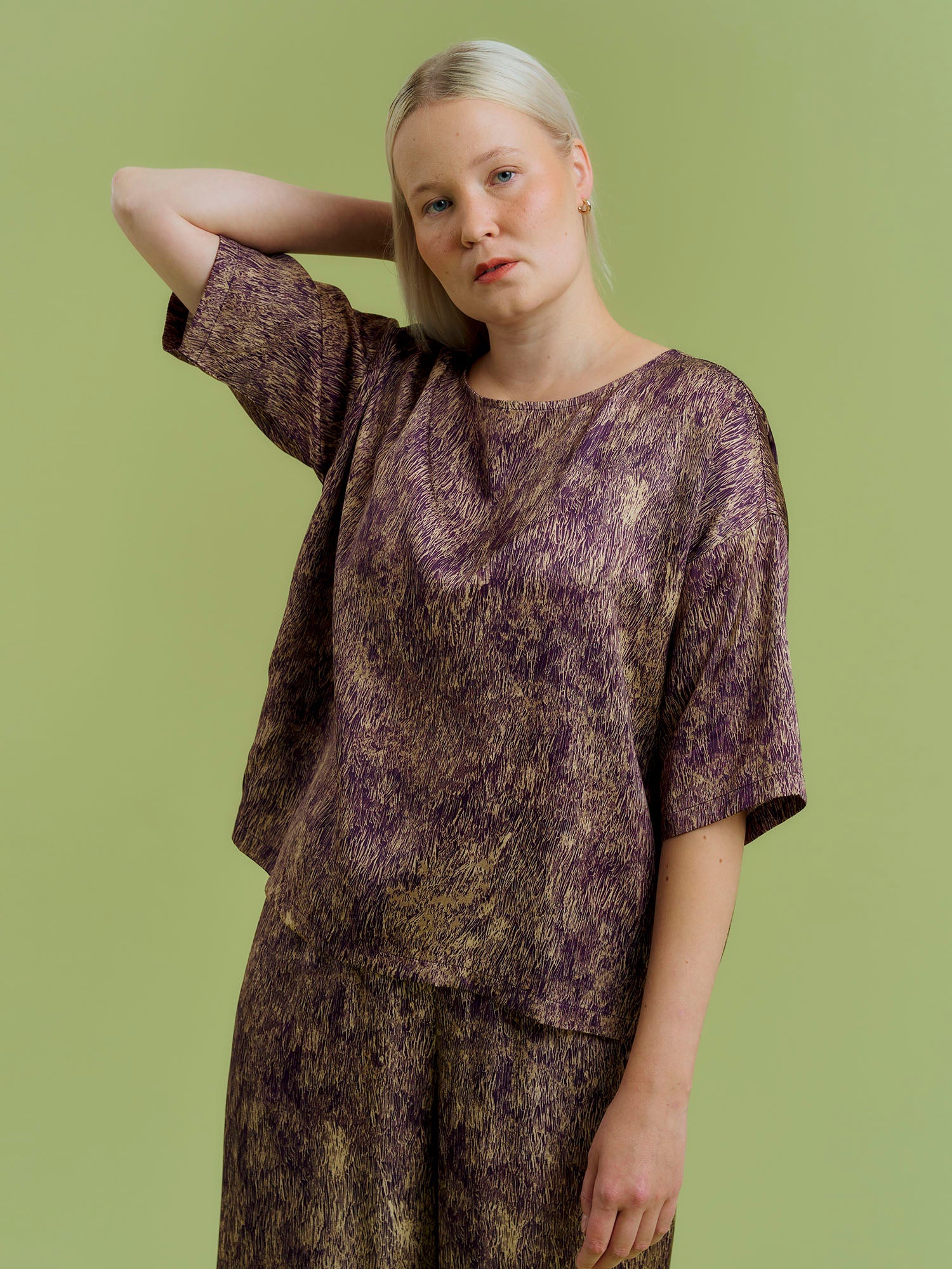 Kylee T-paita, Fur Purple