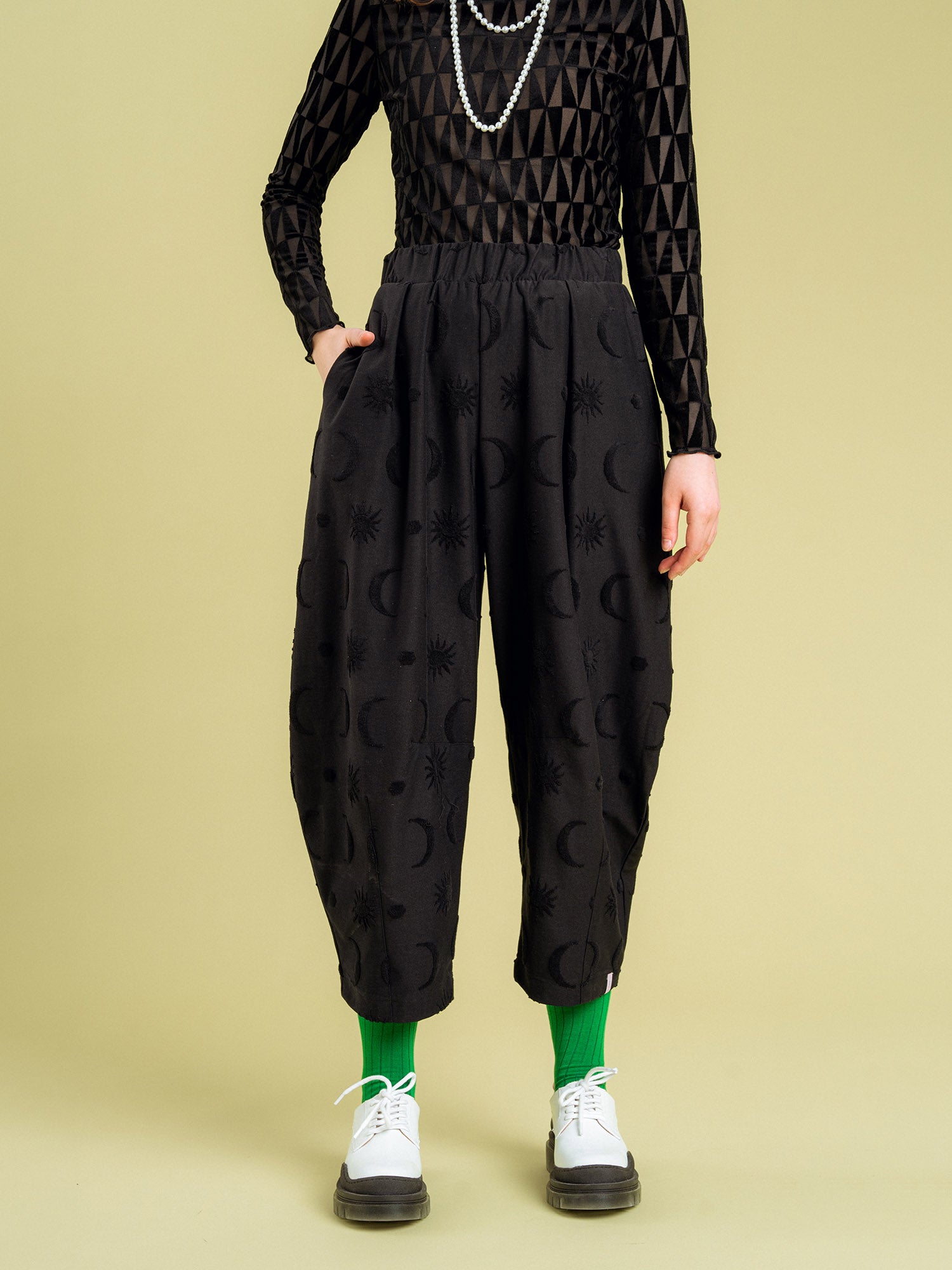 Marta Pants, Black Divine