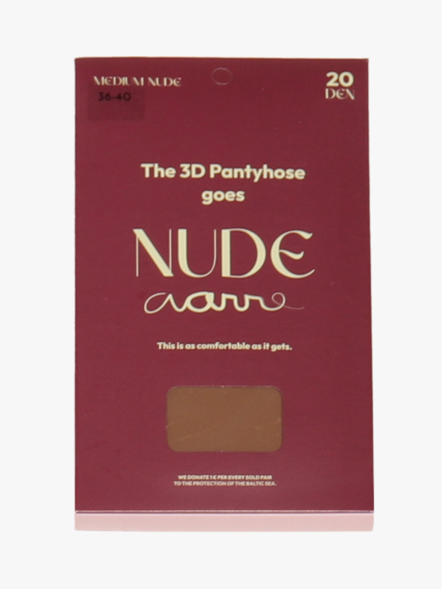 The 3D Pantyhose 20den, Medium Nude (1kpl pakkaus)