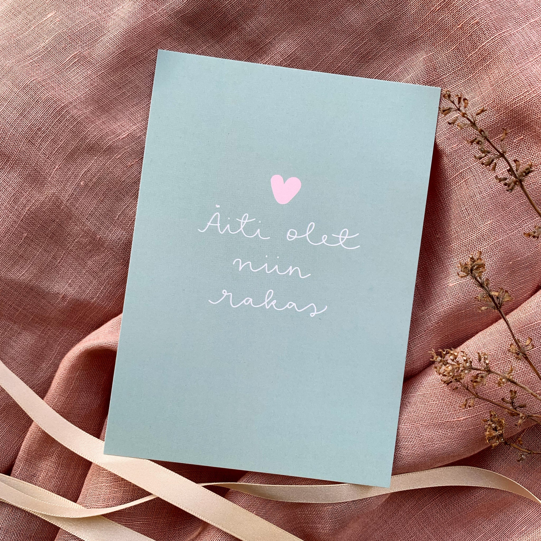 Äiti olet niin rakas Postikortti