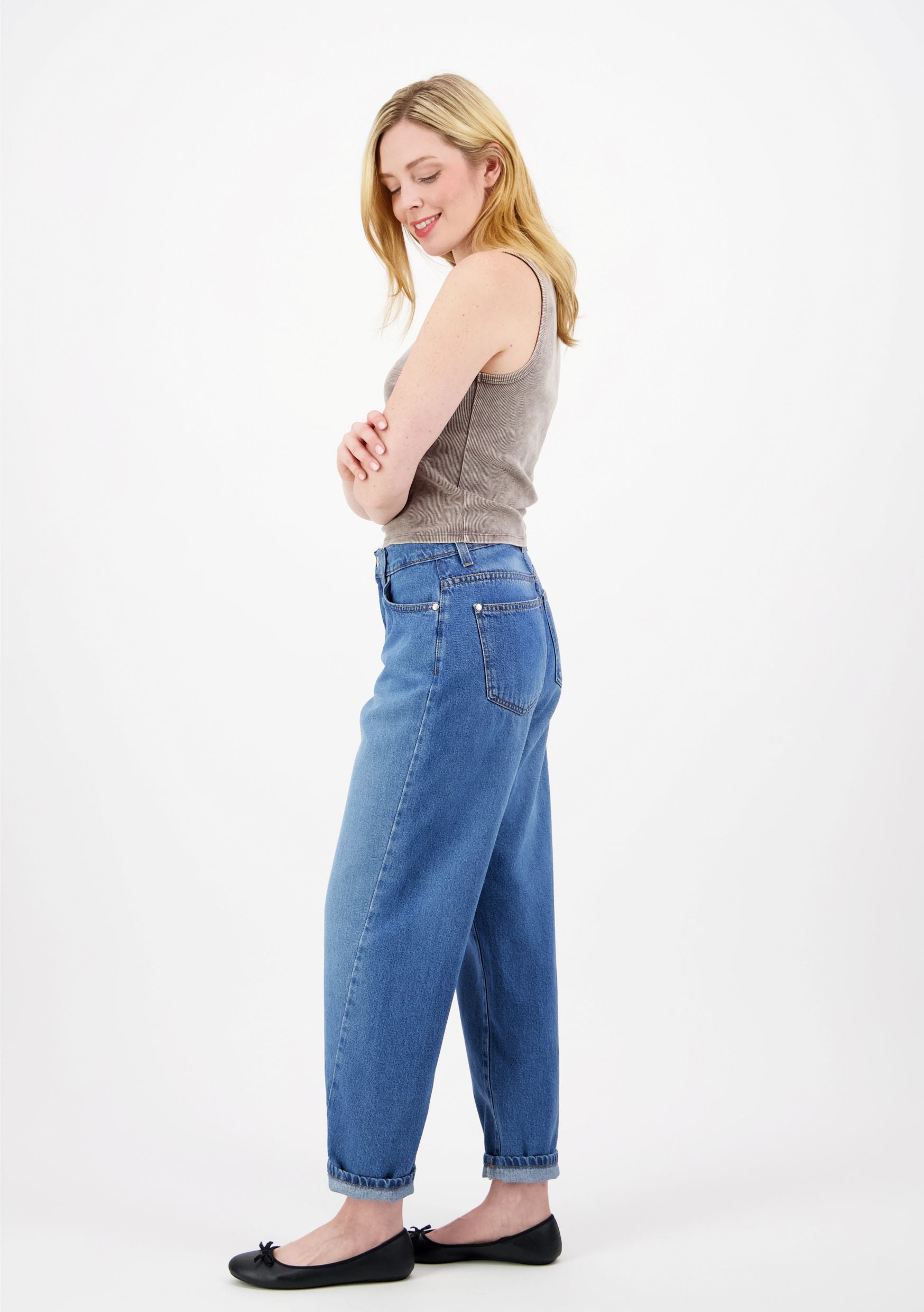 AMY 2437 Loose fit Barrel leg