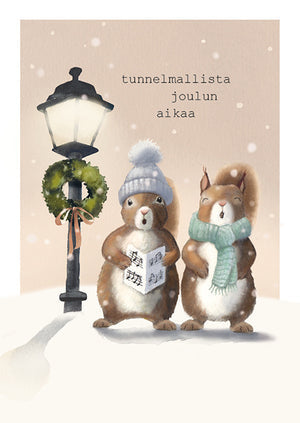 Joulukortti Henna Adel - Oravakuoro