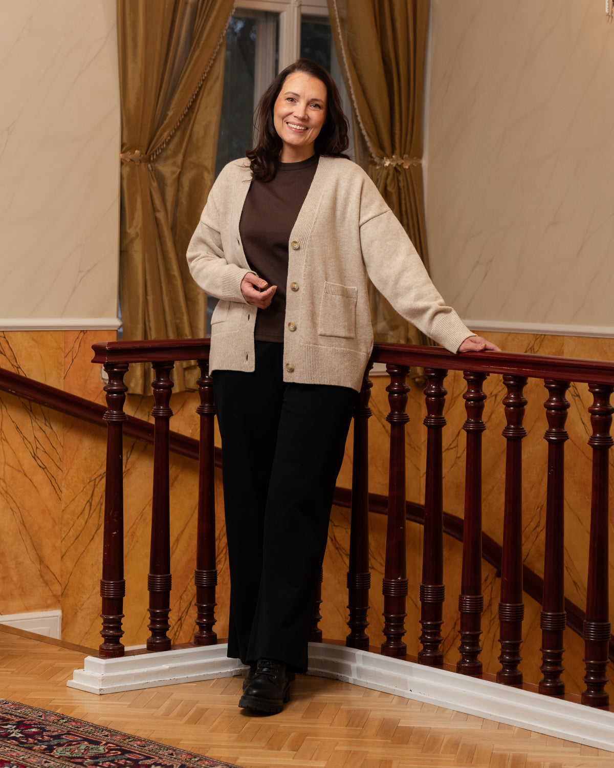 Kaste Cardigan, Beige