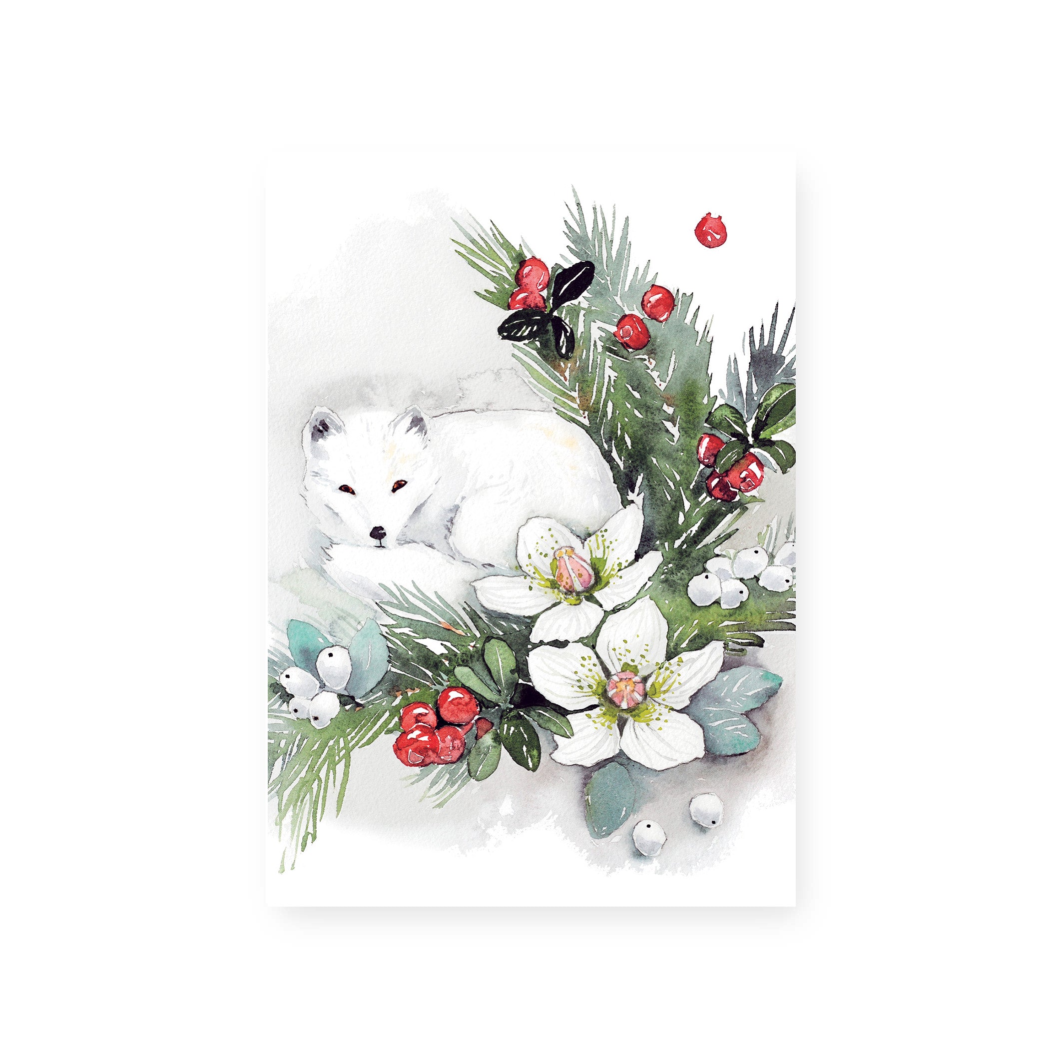 Joulunaali joulukortti