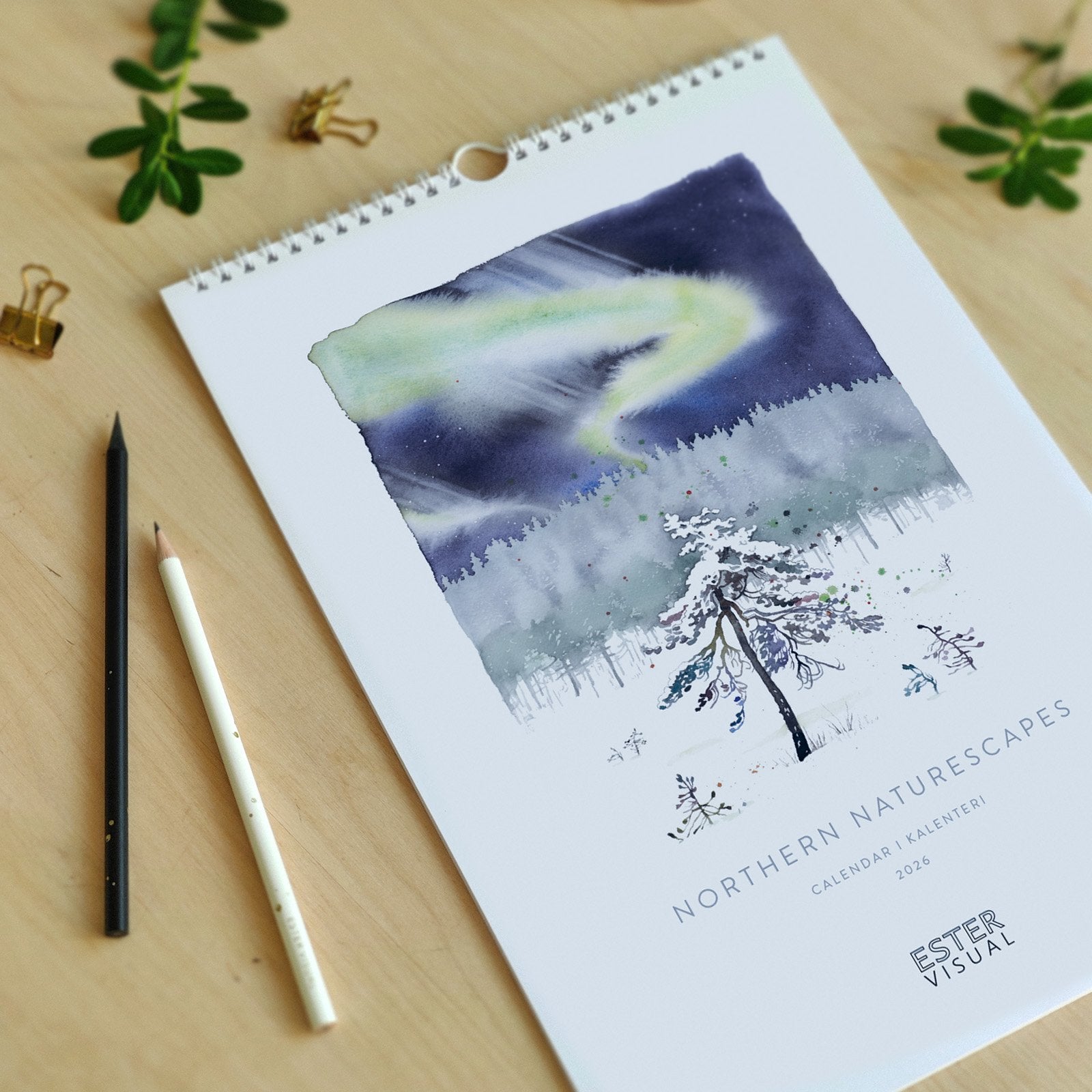 Seinäkalenteri Northern Naturescapes 2026