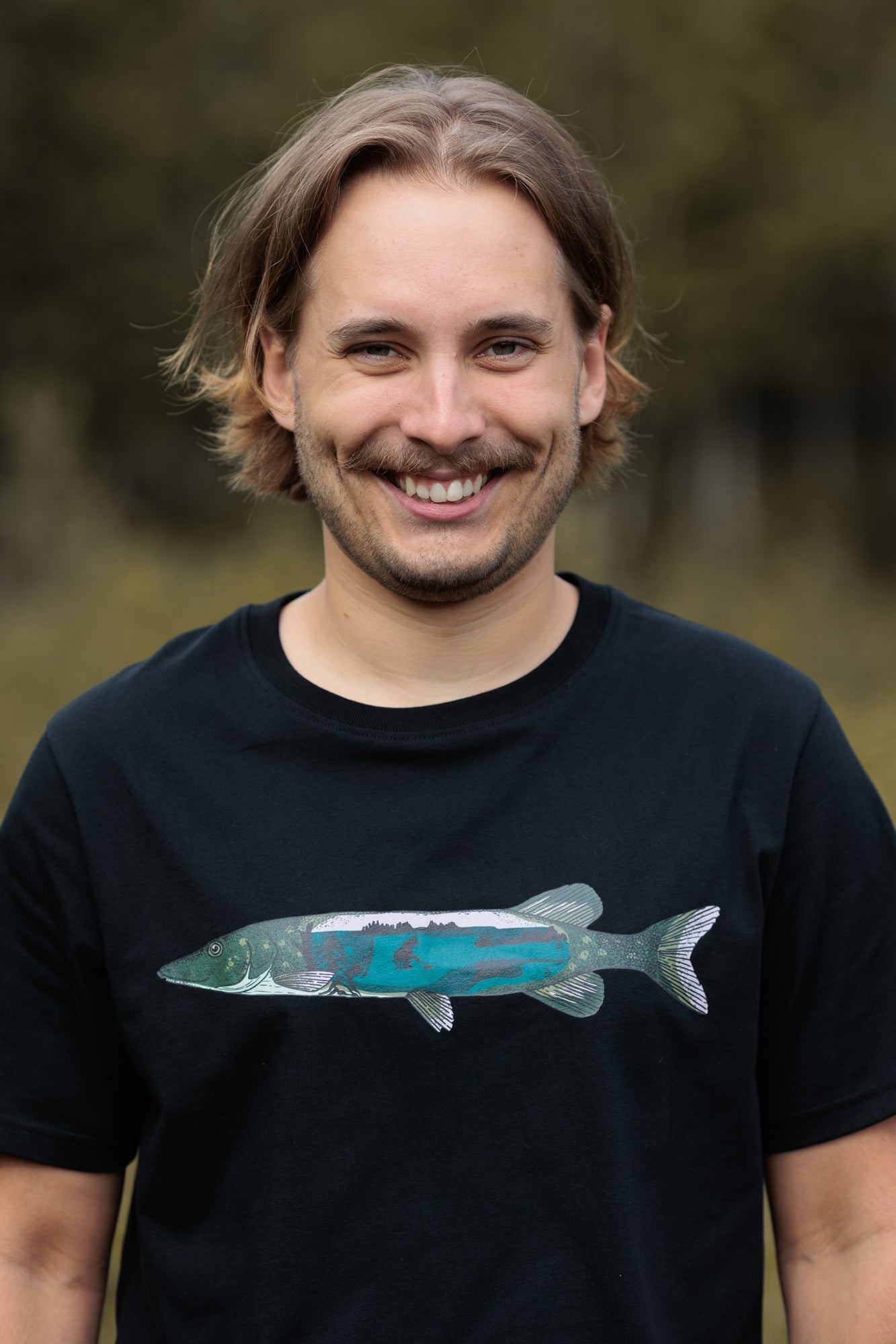 Hauki T-paita, musta