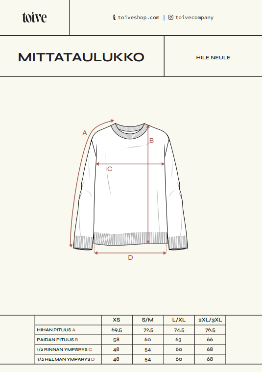 HILE neule, Tummanvihreä