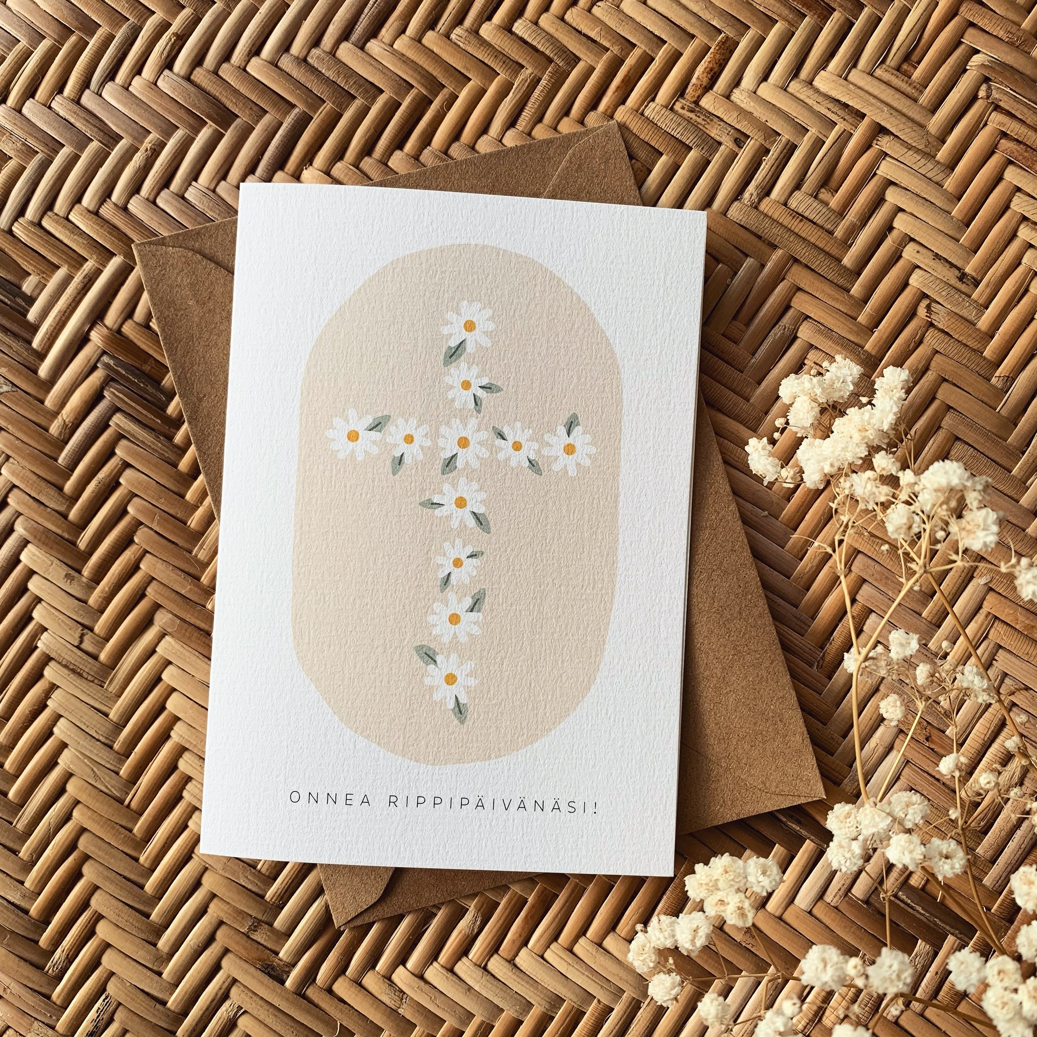 Kakkararisti - kaksiosainen kortti