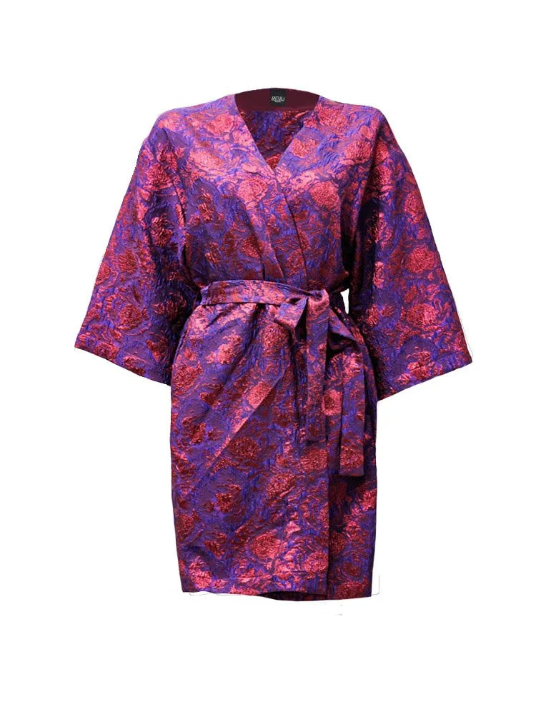 Josephine kimono, Purple Flora