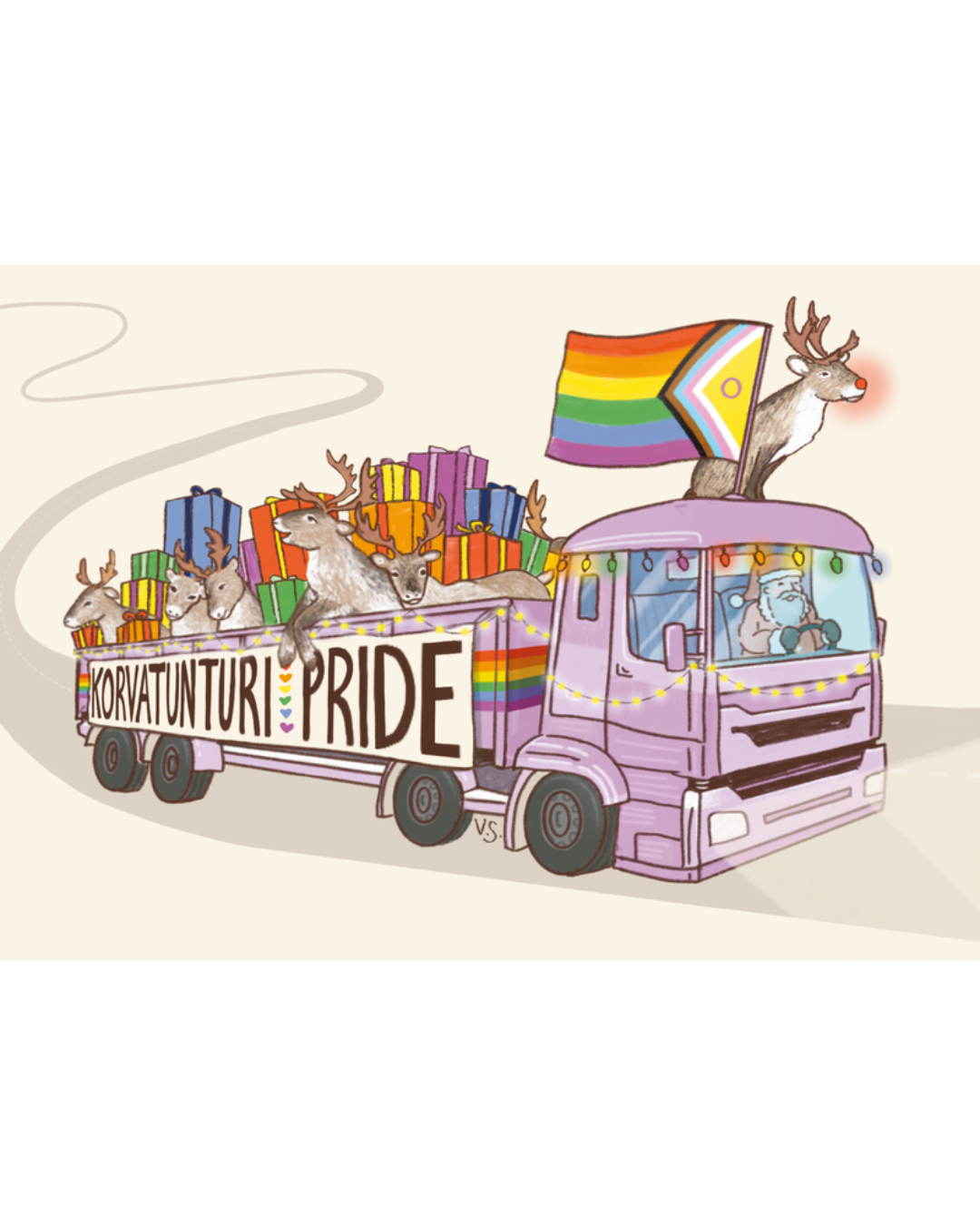 Joulupuu Postikortti