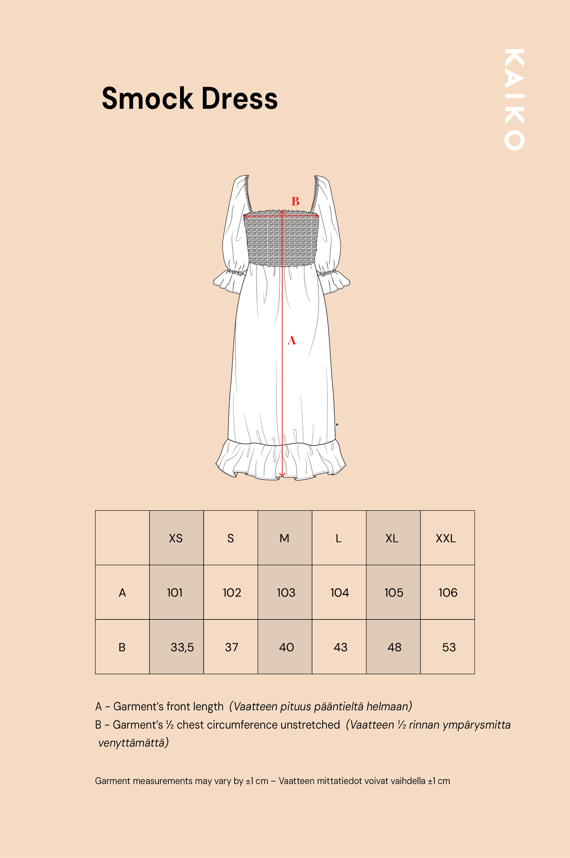 Smock Dress, Windflower Navy