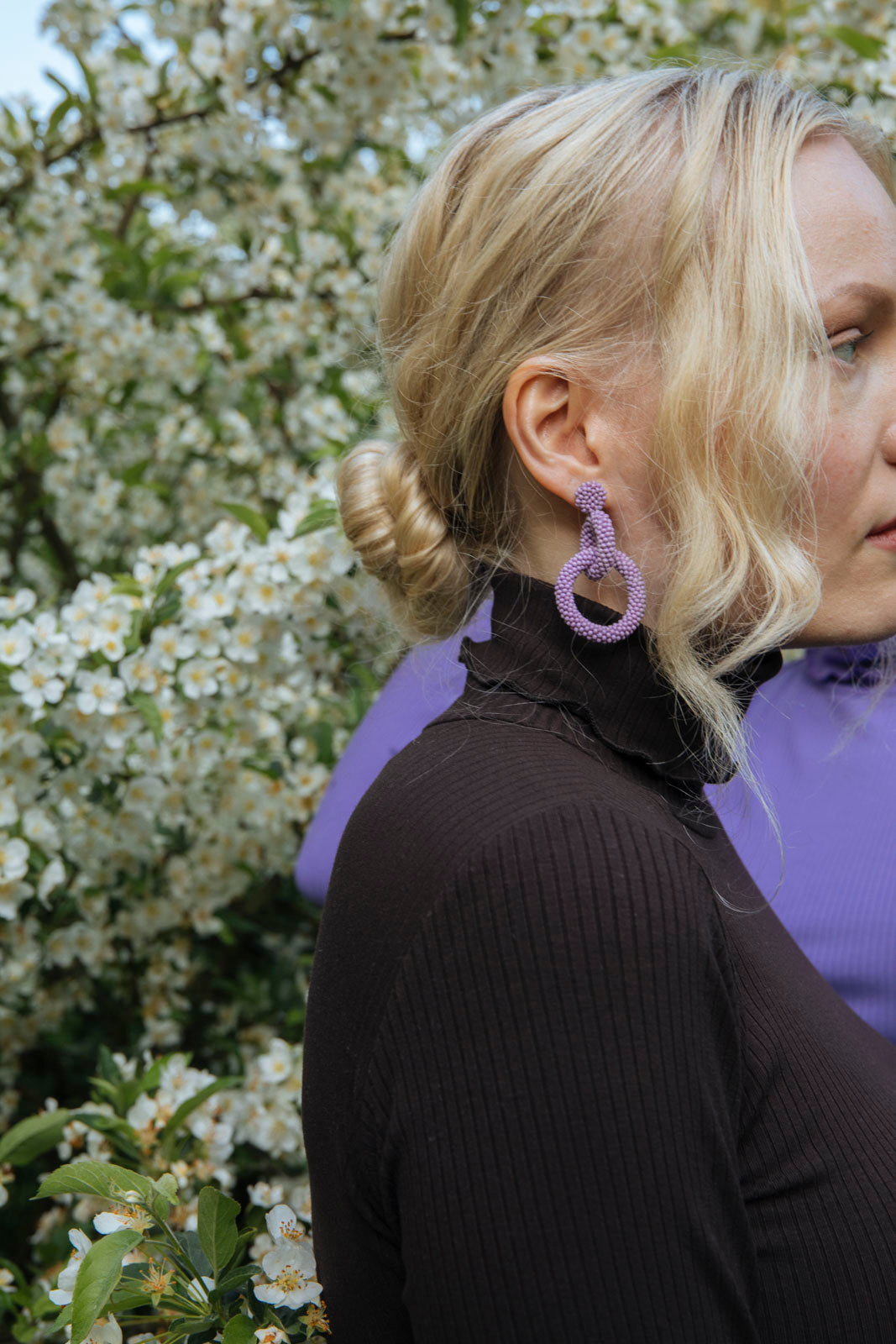 Rib Rollneck, Chocolate