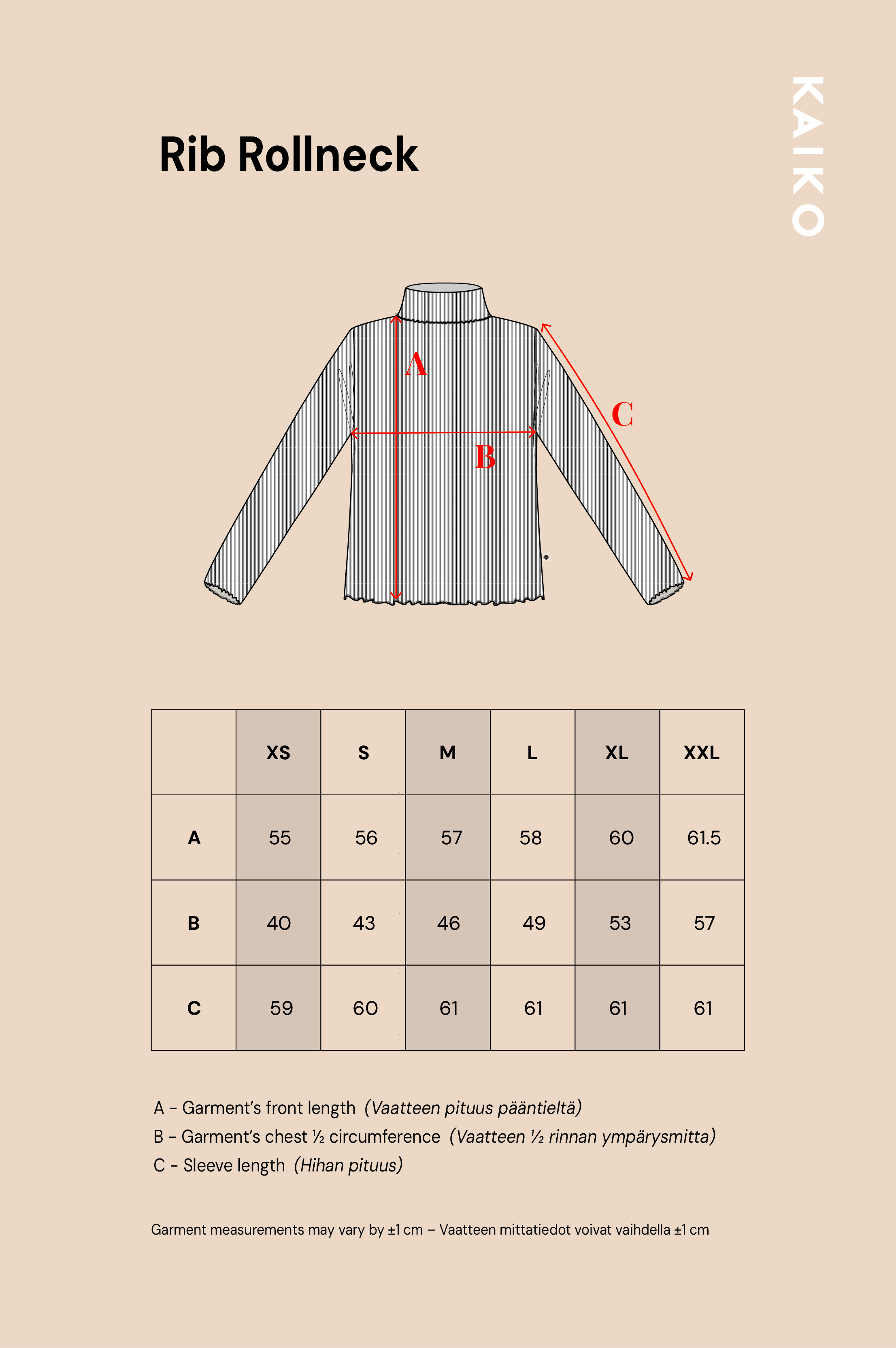 Rib Rollneck, Chocolate