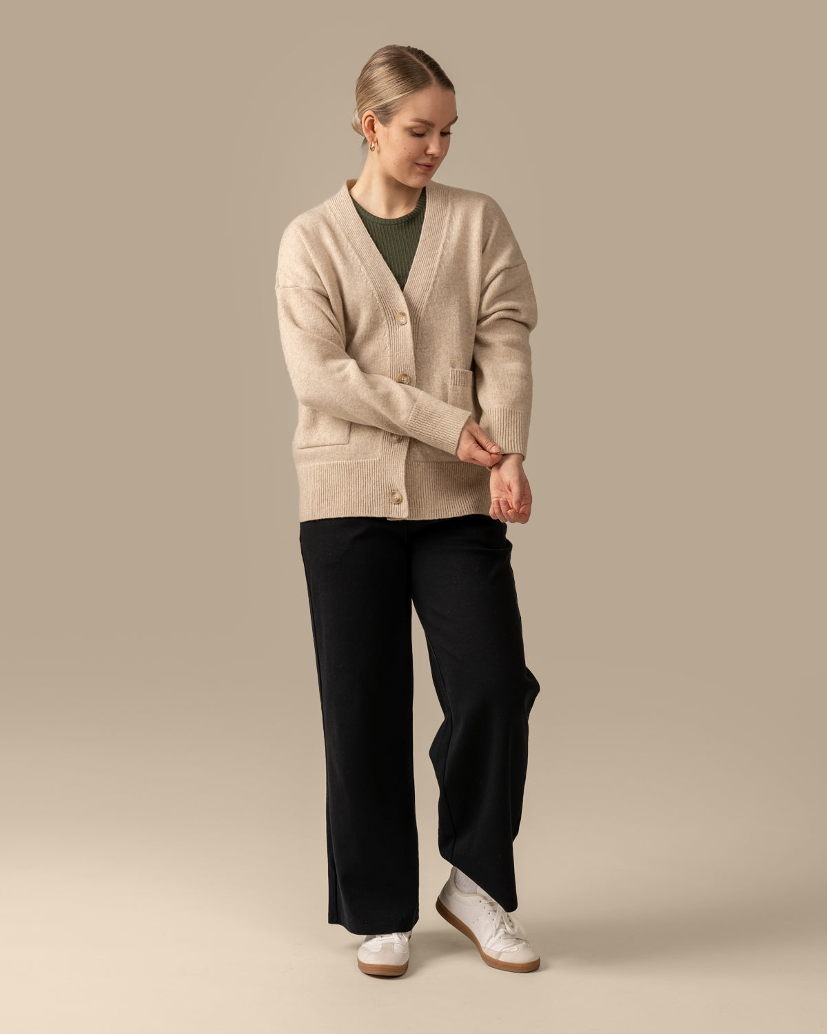Kaste Cardigan, Beige