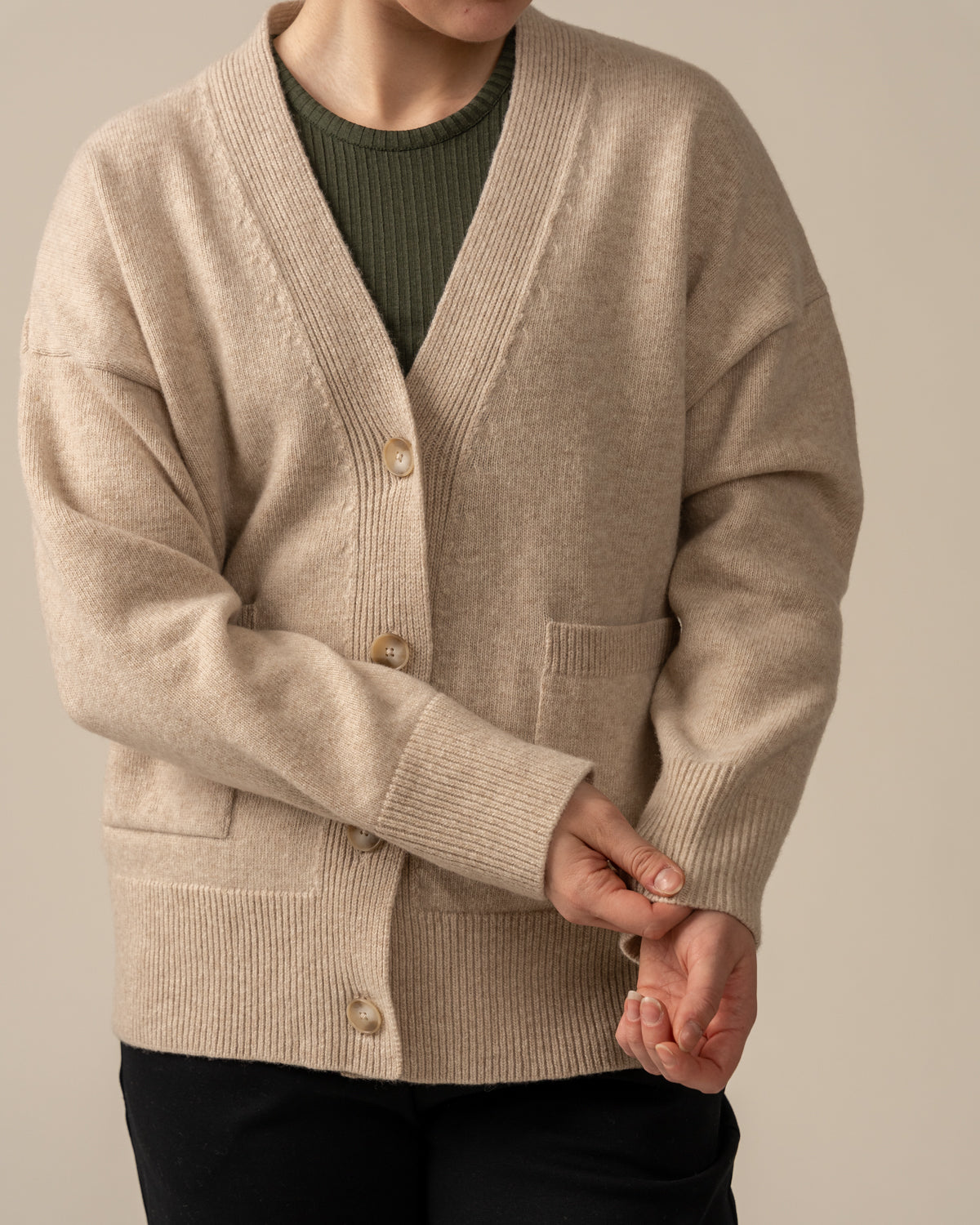 Kaste Cardigan, Beige
