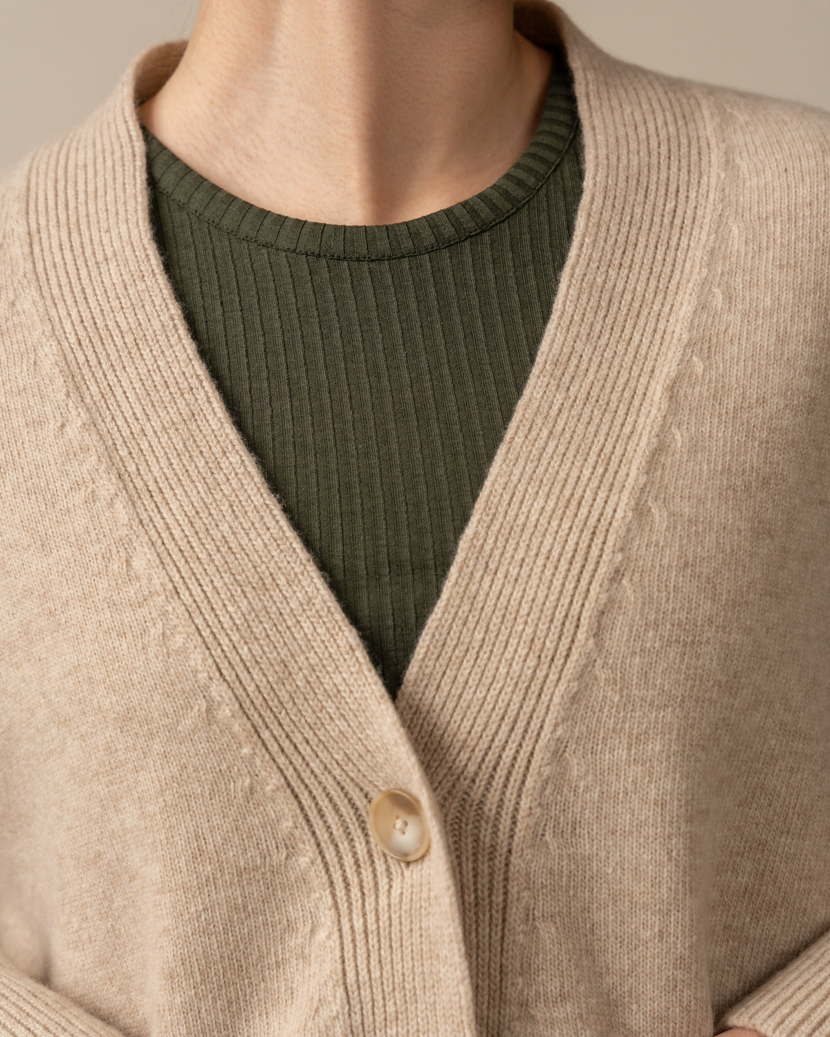 Kaste Cardigan, Beige
