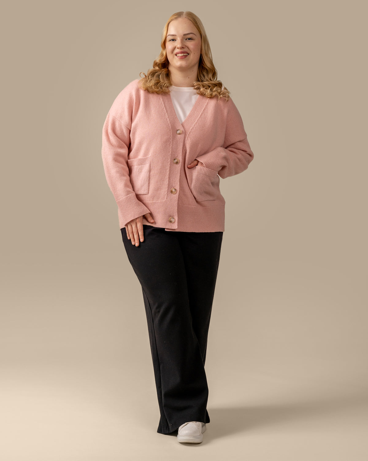 Kaste Cardigan, Pink