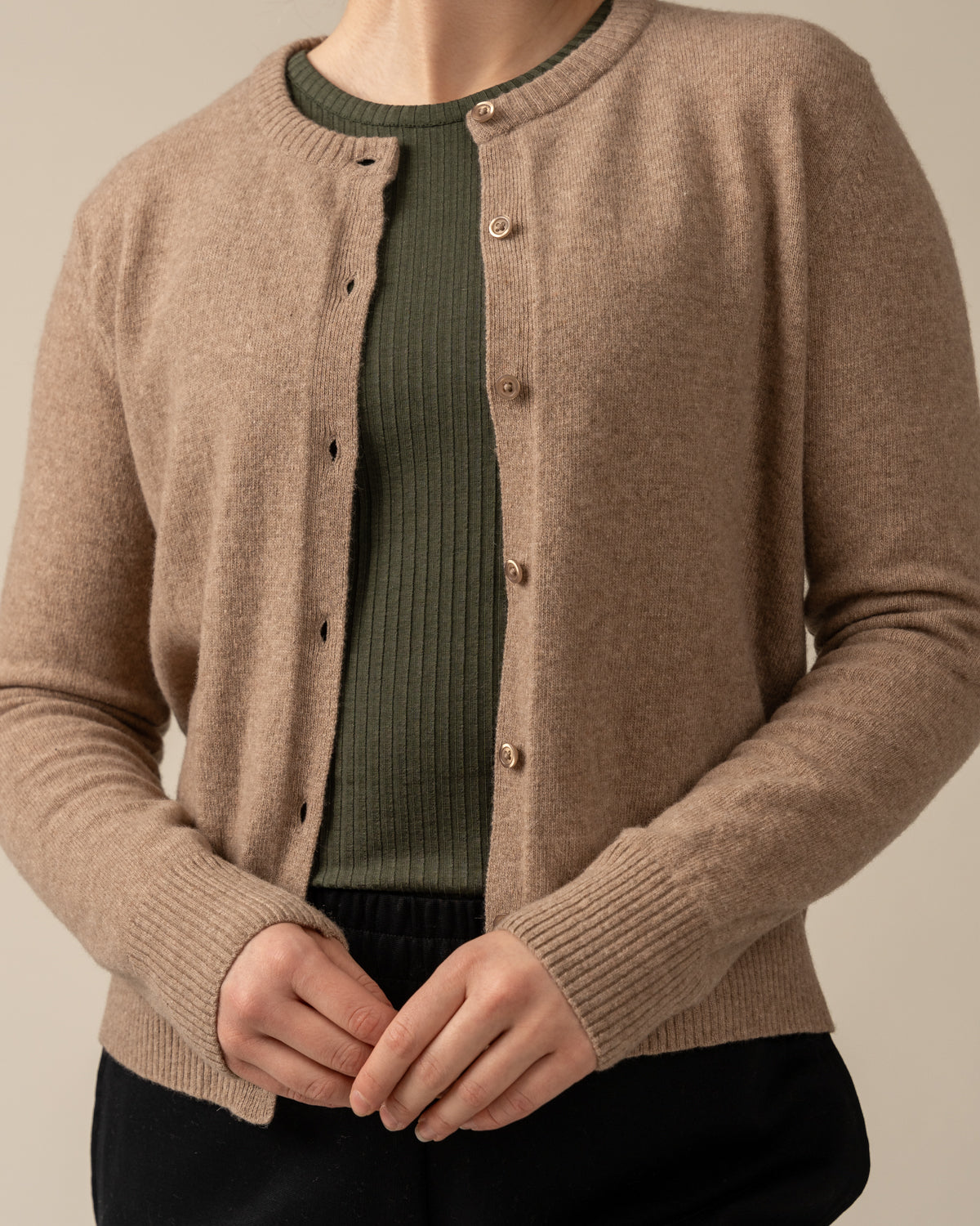 Kuura Cardigan, Beige