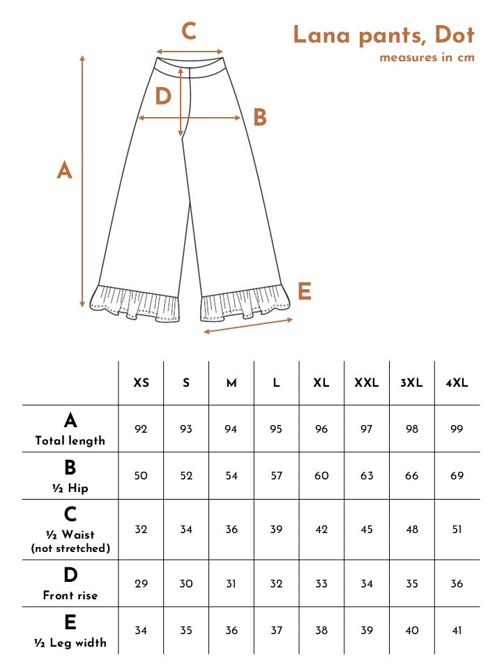 Lana Housut, Musta Dot