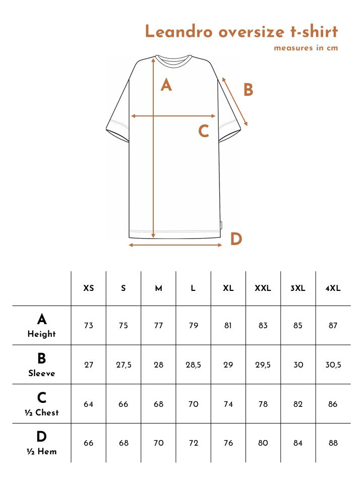 Leandro Oversize T-Paita, Moth Moon Black