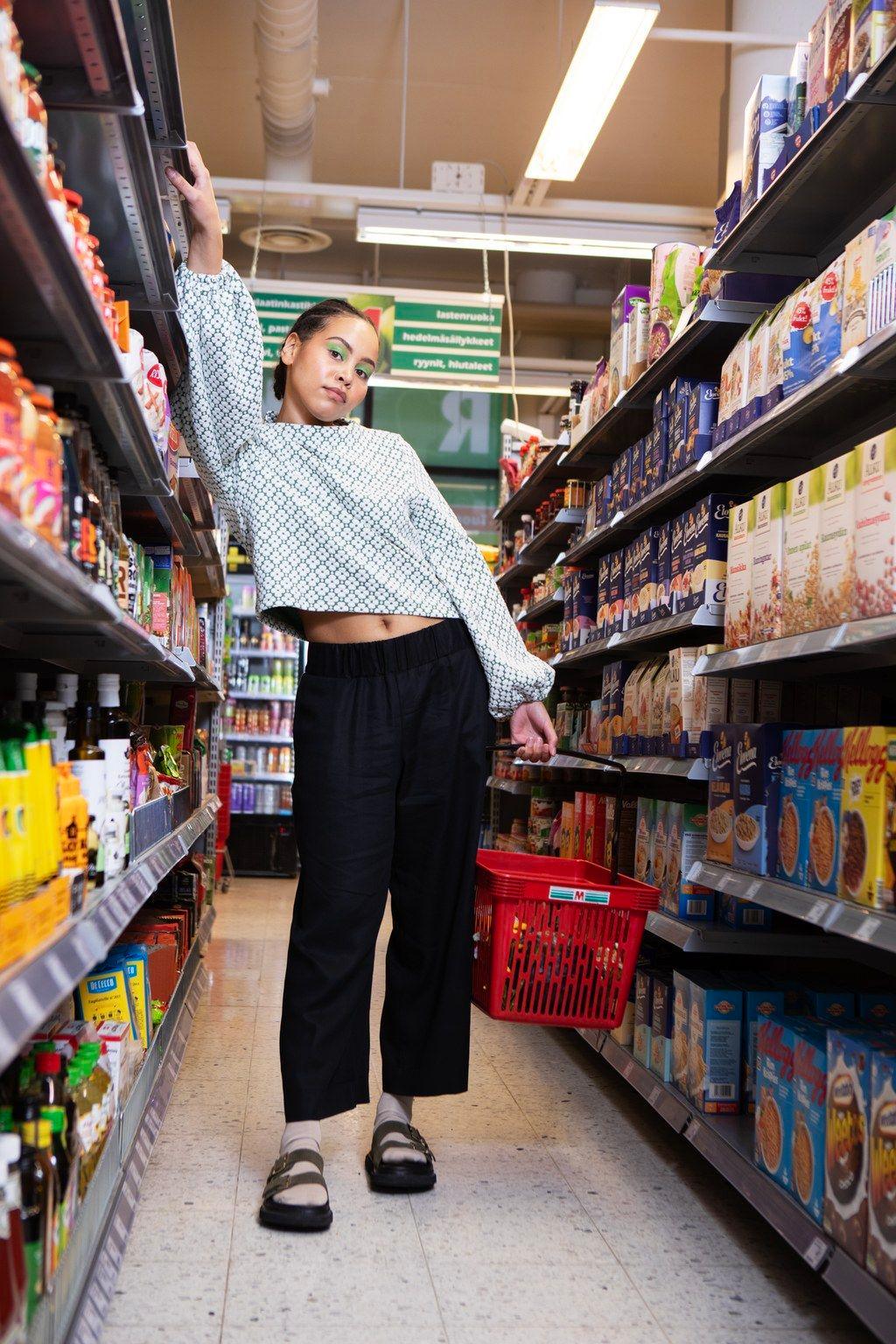 Linja Culottes, musta