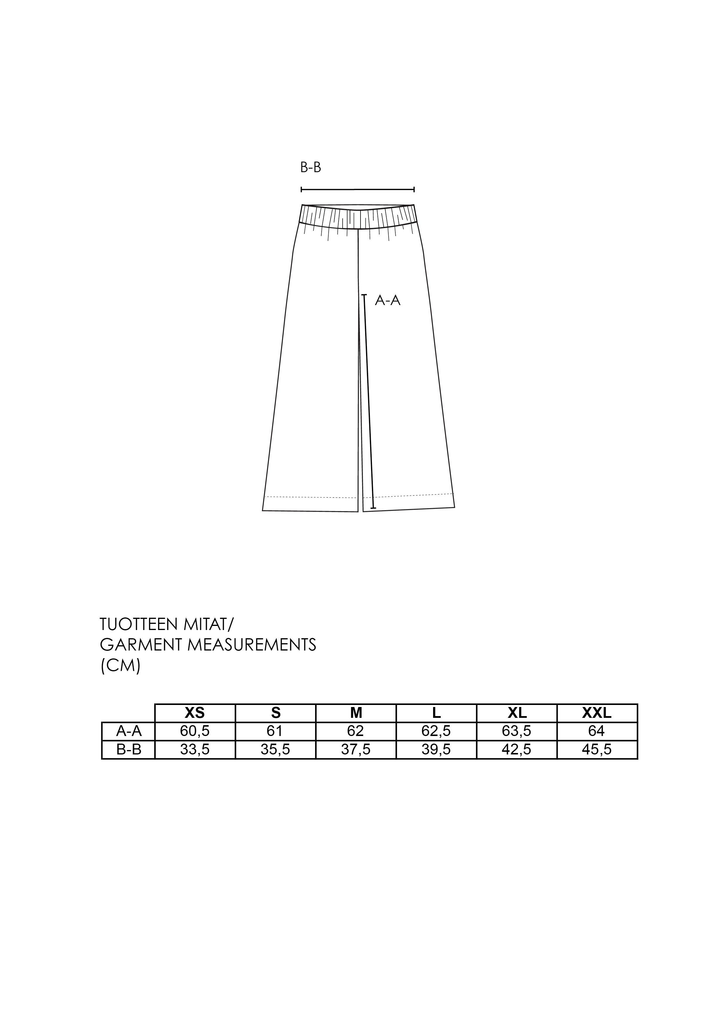 Linja Culottes, musta