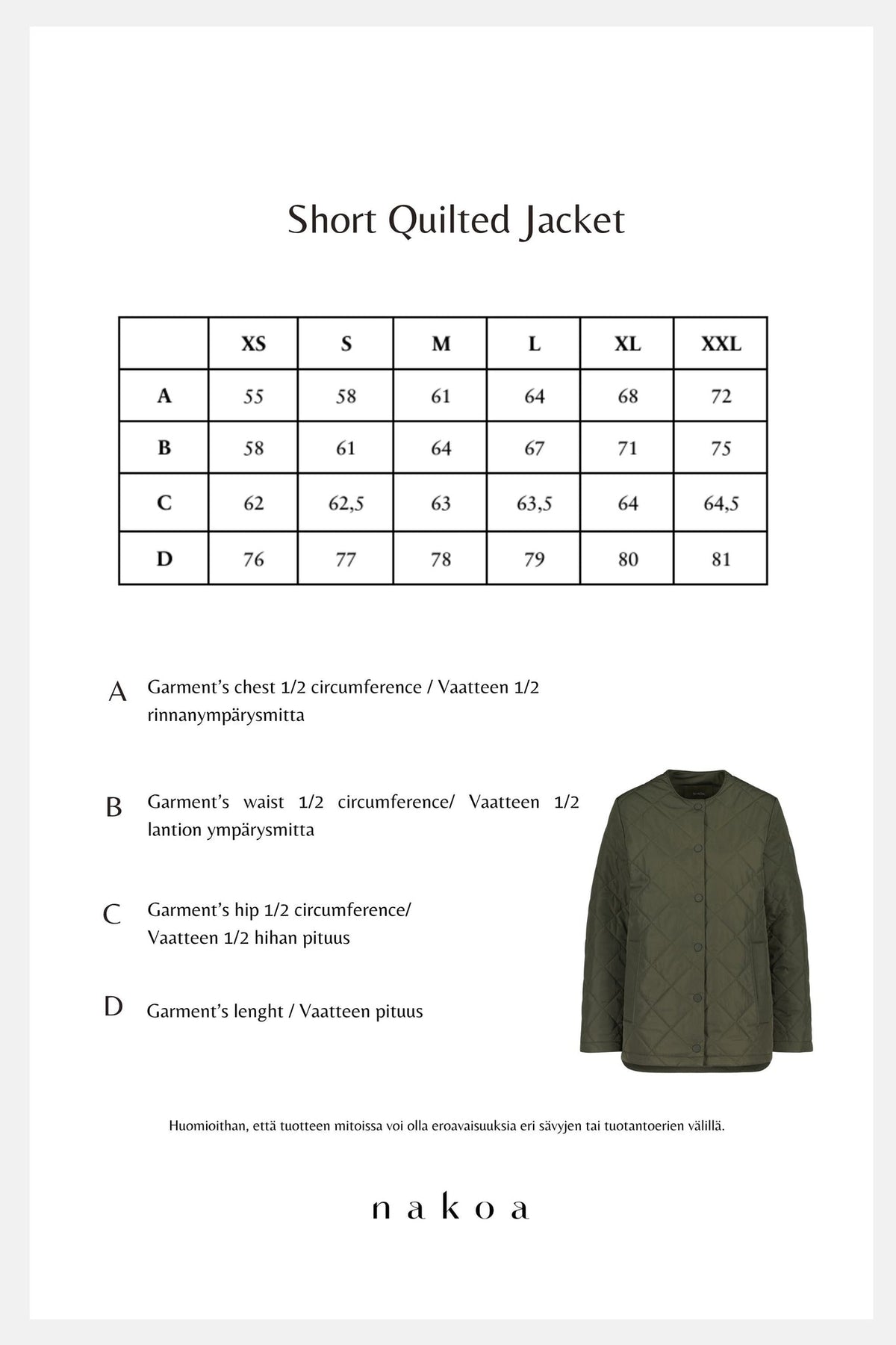Abby Jacket, Musta