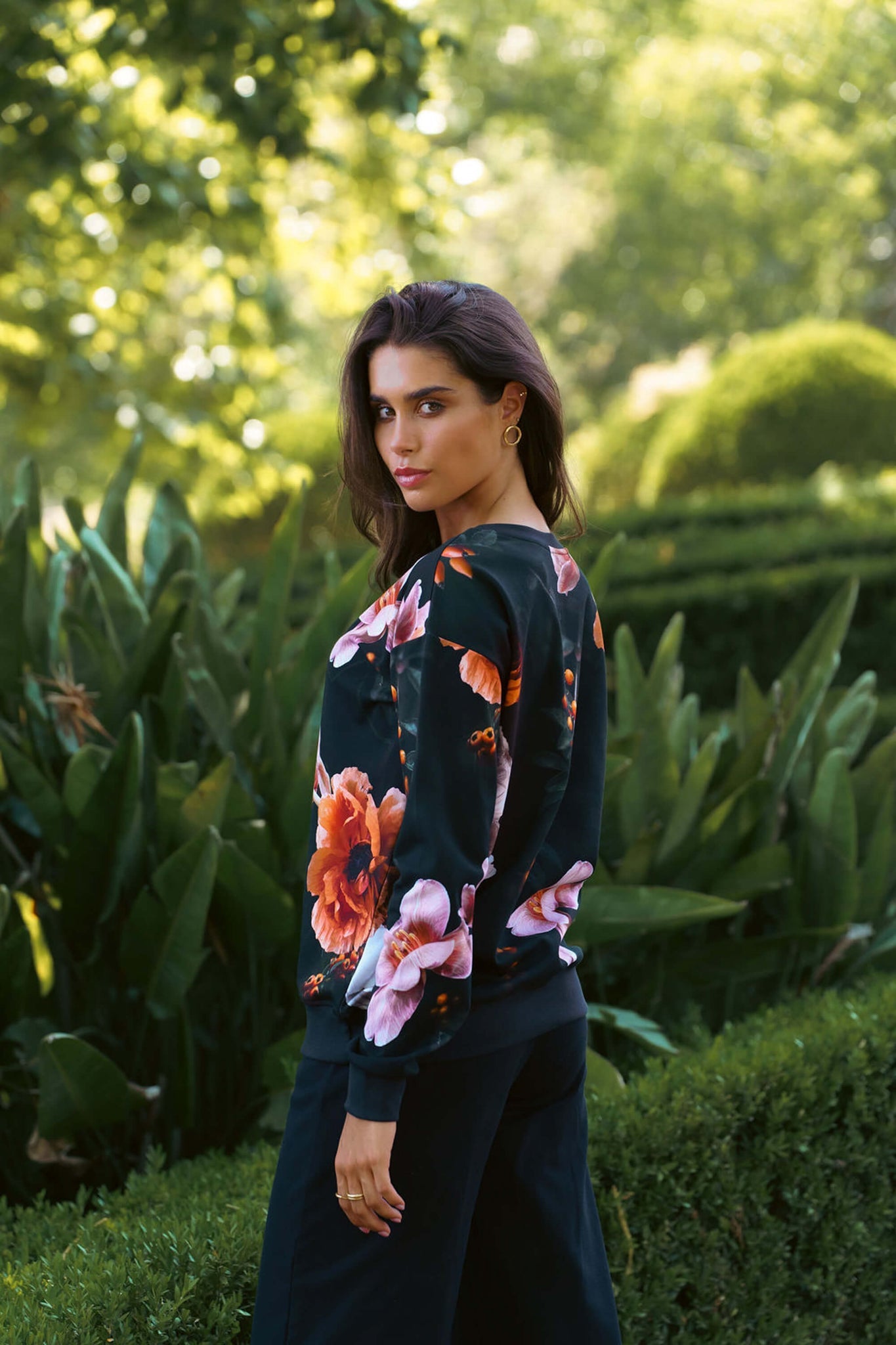 Casual Chic Shirt, Copper Flower