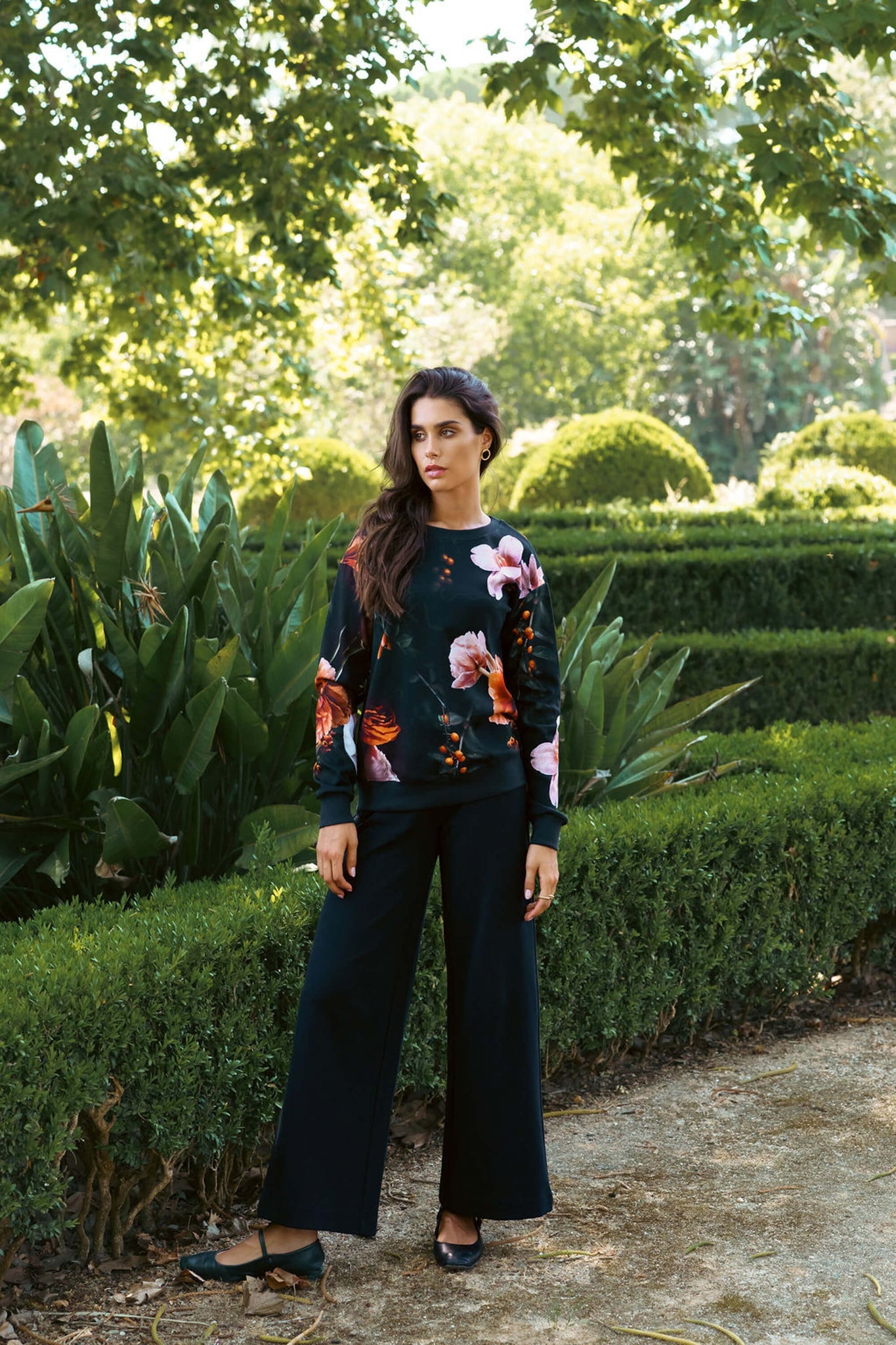 Casual Chic Shirt, Copper Flower