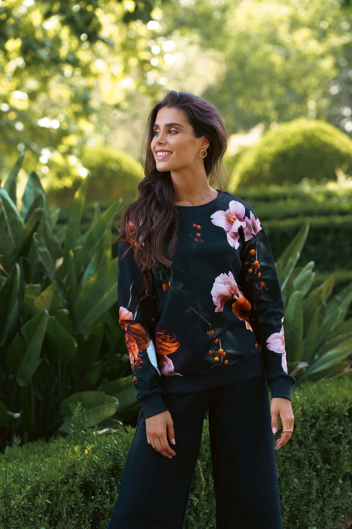 Casual Chic Shirt, Copper Flower